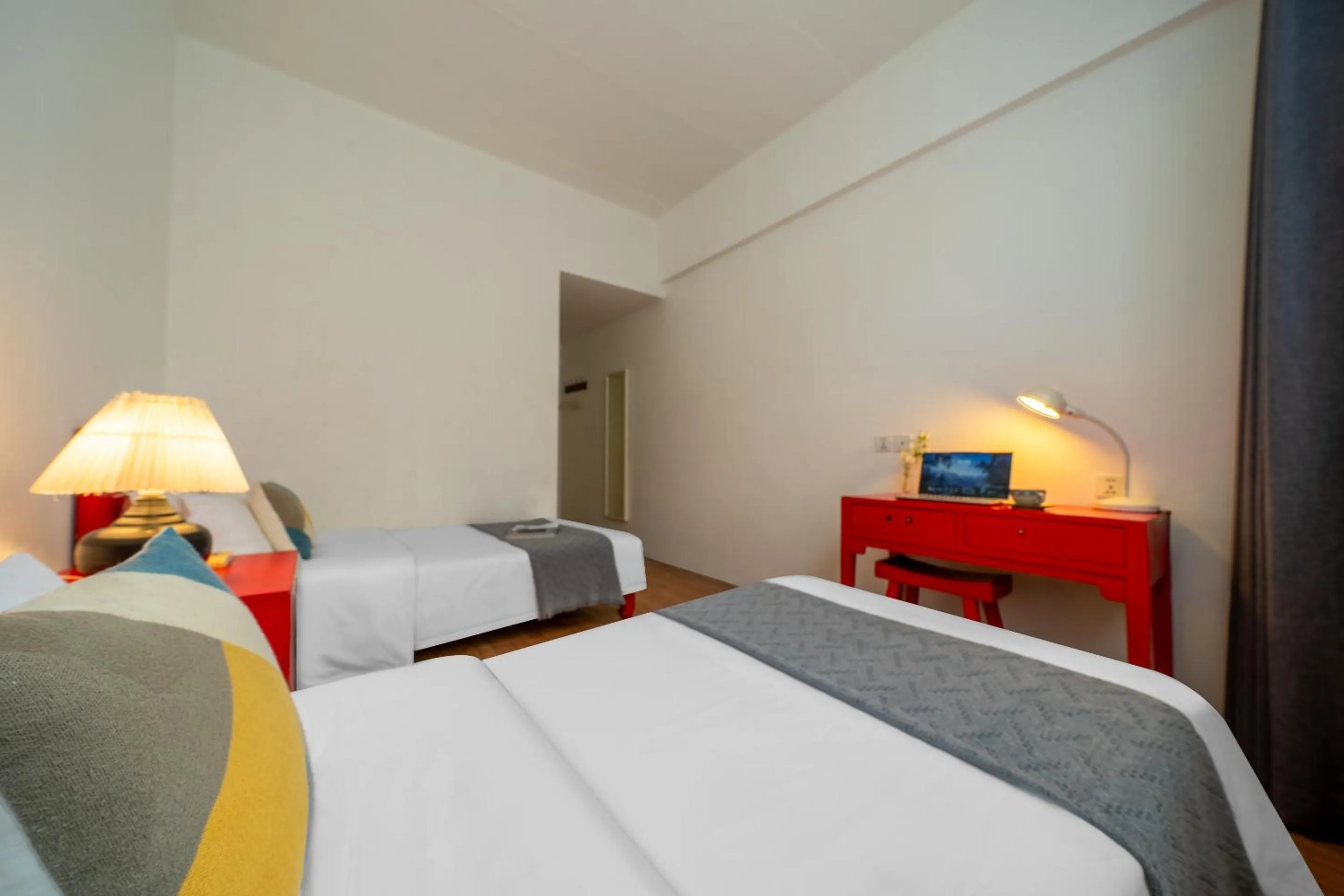 Bed in Peking Youth Hostel