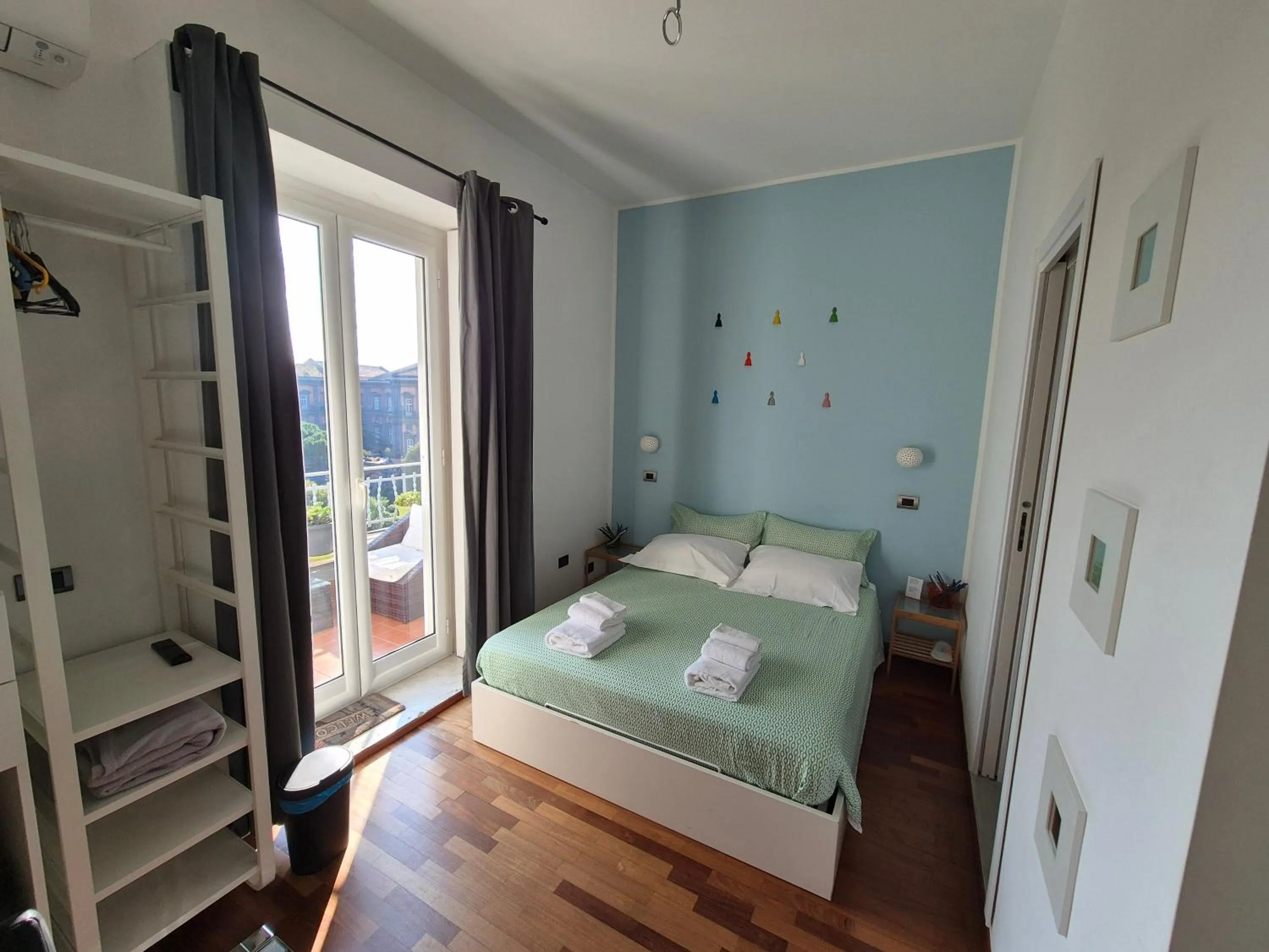 Balcony/Terrace, Bed in B&B Musica e Mare