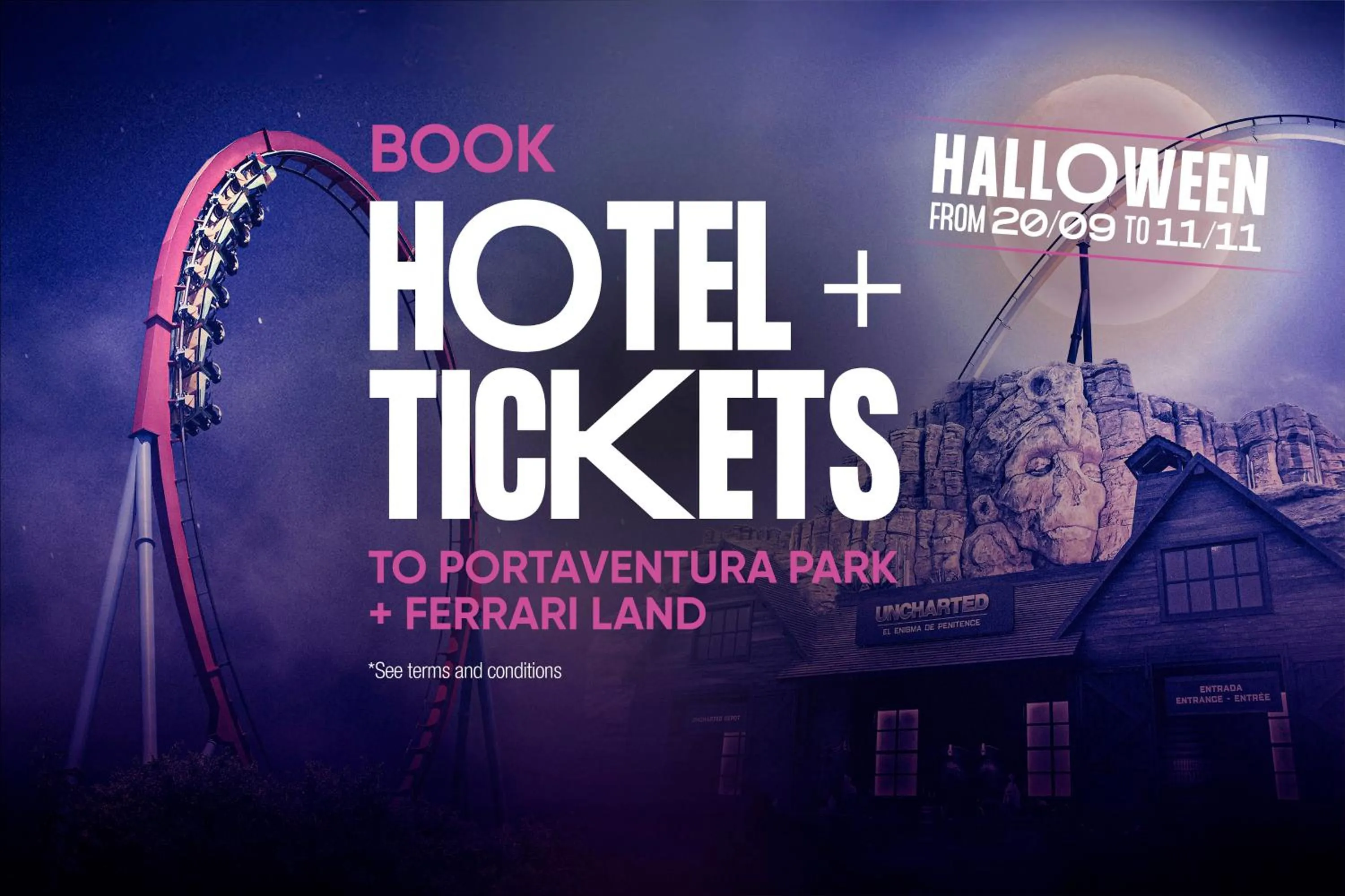 Entertainment in PortAventura Hotel Roulette - Includes unlimited access to PortAventura Park & 1 access to Ferrari Land