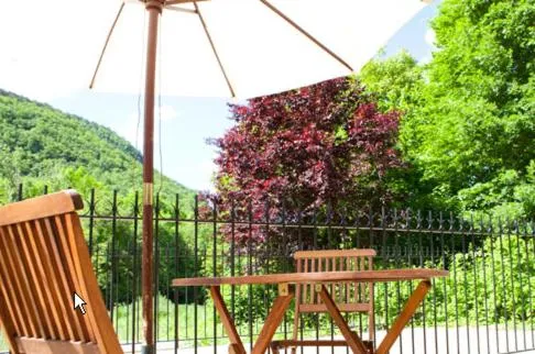 Patio in Apartahotel Castejón de Sos