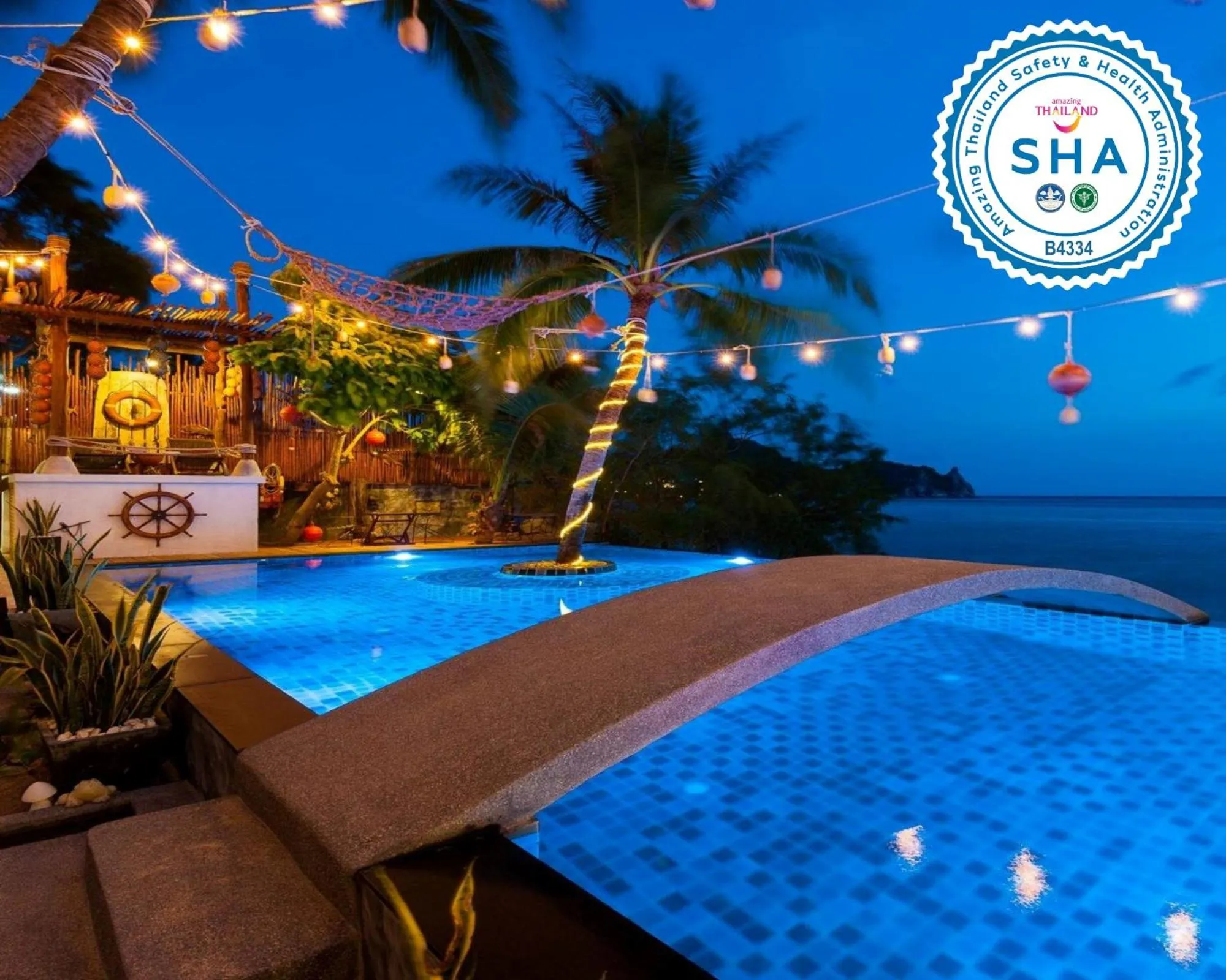 Swimming pool in Fisherman Koh Tao