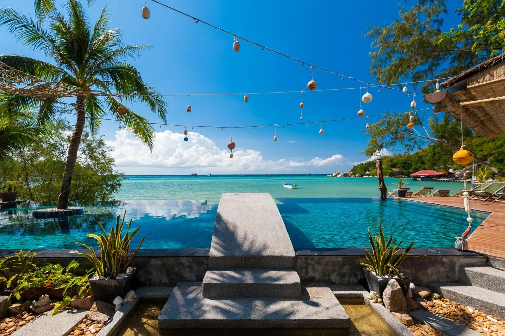 Pool view in Fisherman Koh Tao Pool view in Fisherman Koh Tao