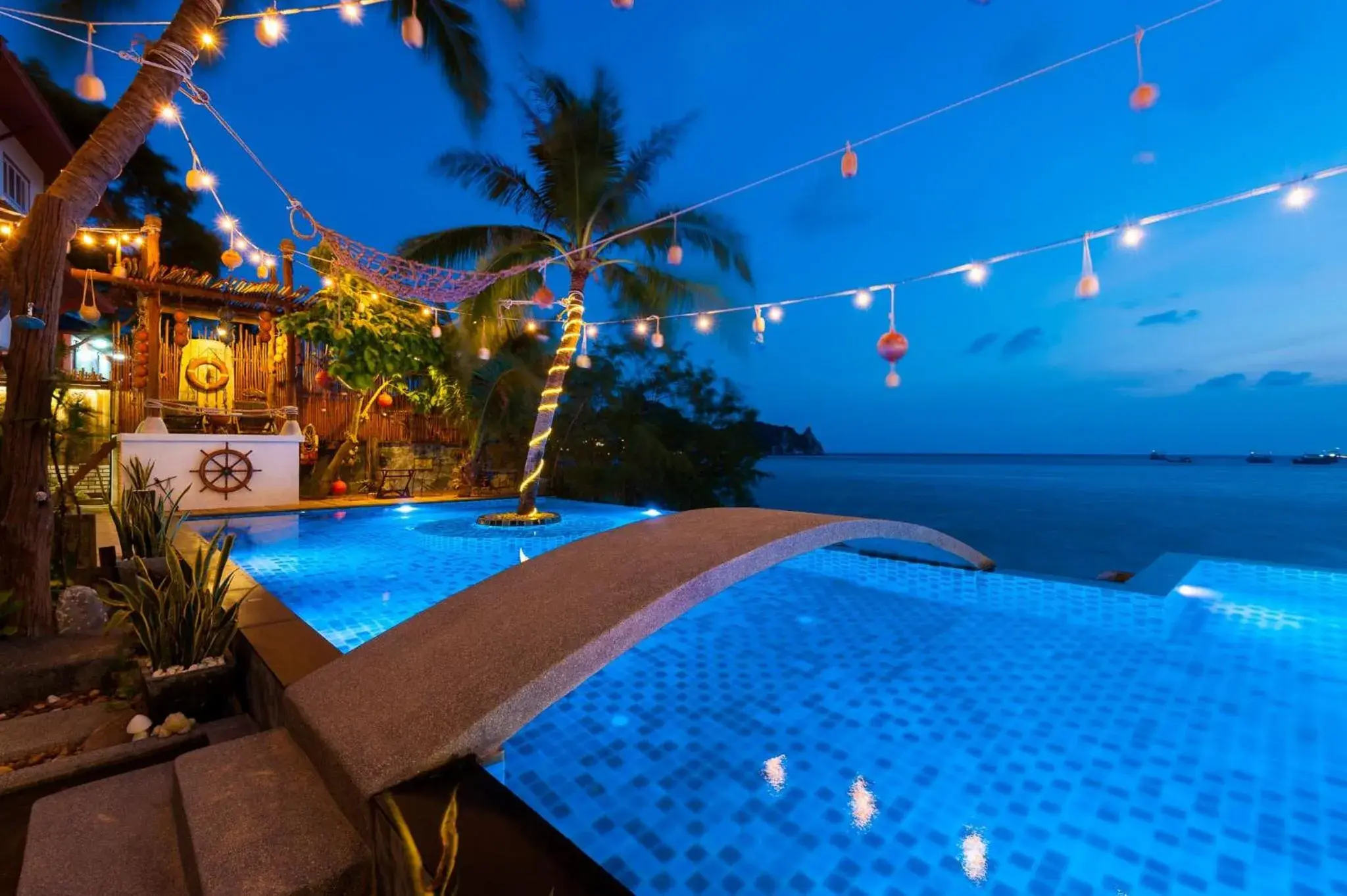 Pool view in Fisherman Koh Tao Pool view in Fisherman Koh Tao