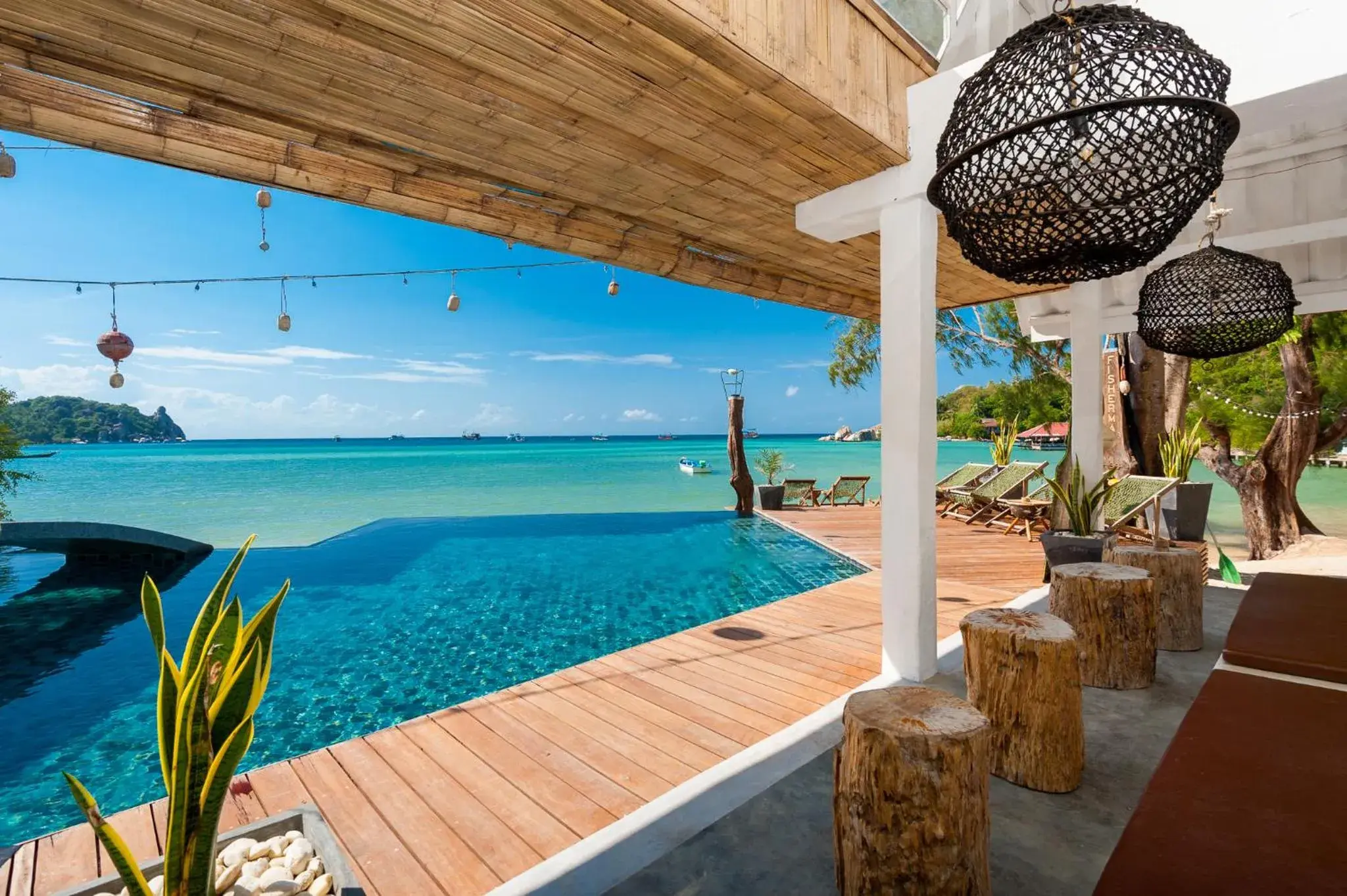 Lounge or bar in Fisherman Koh Tao Lounge or bar in Fisherman Koh Tao