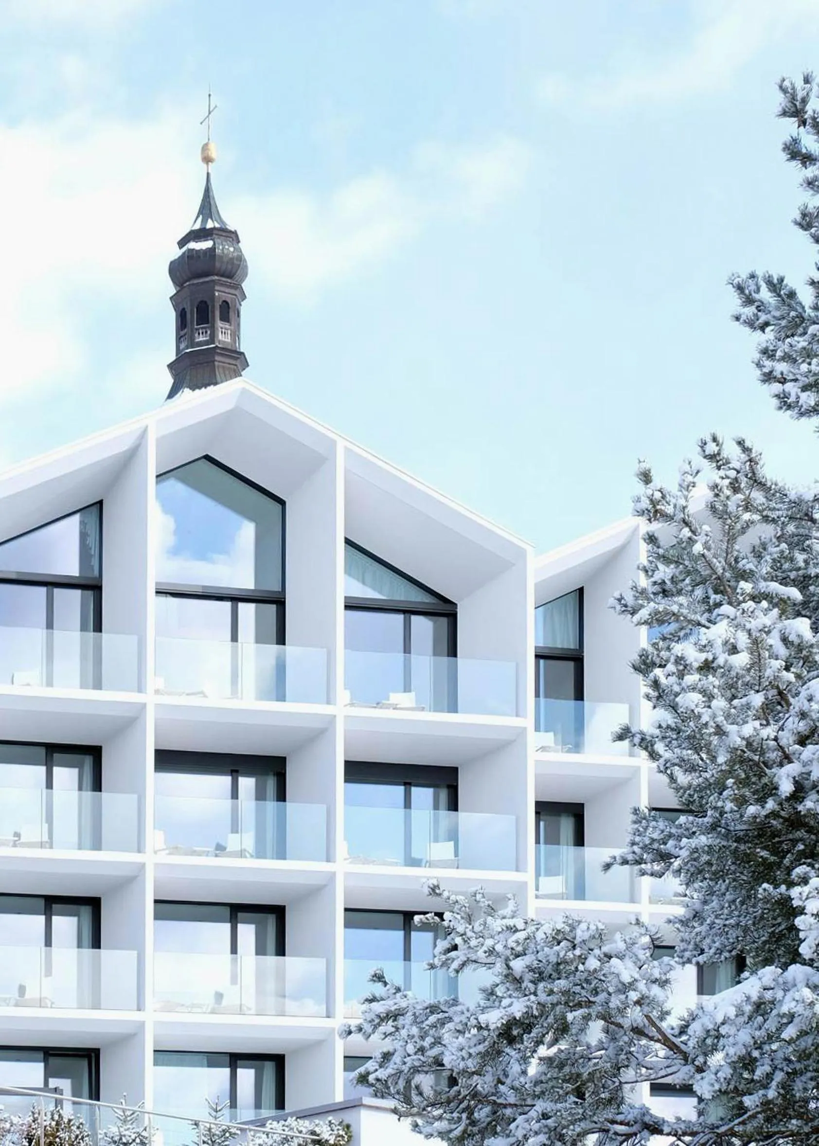 Property building in Schgaguler Hotel