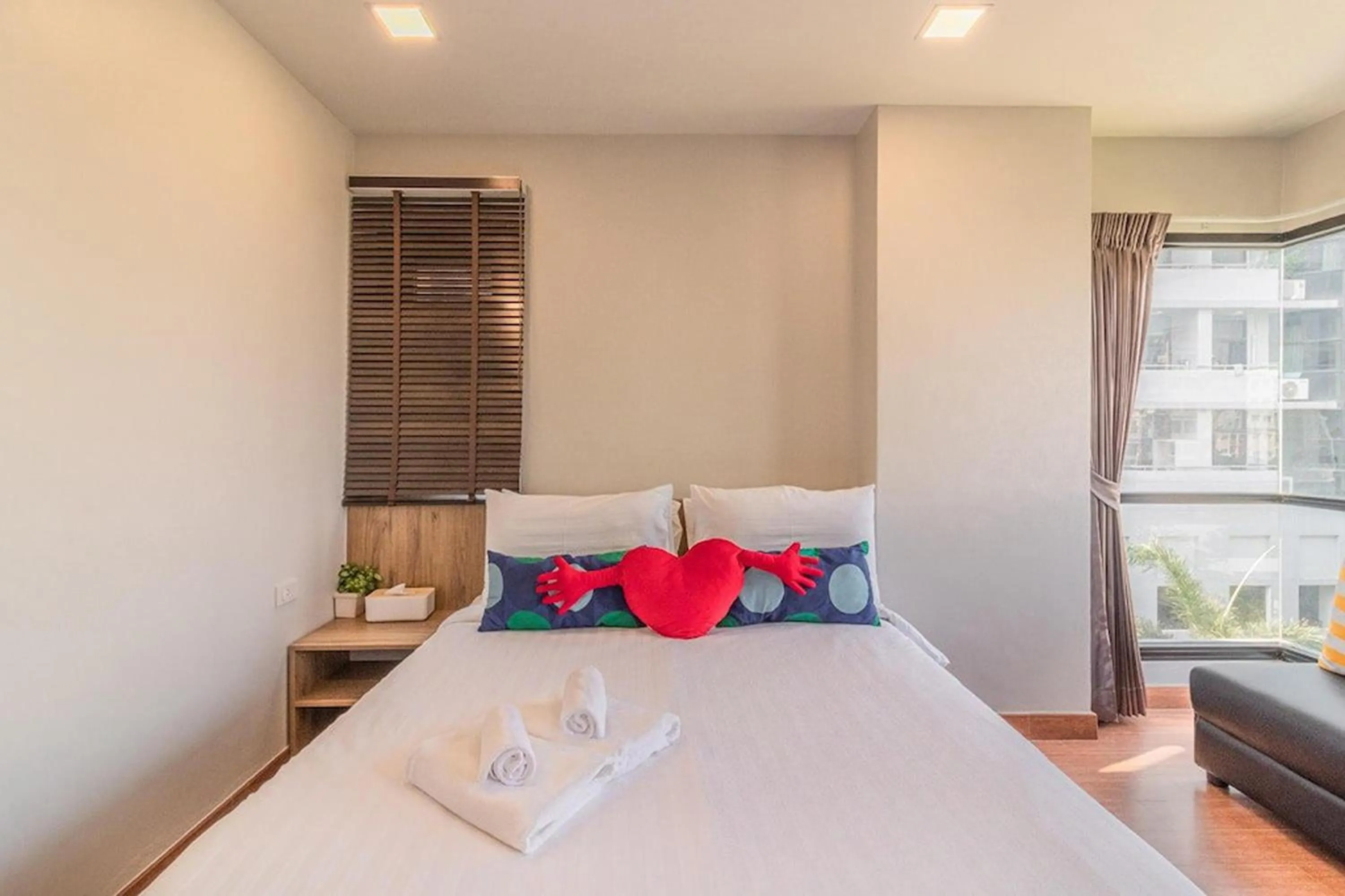 Bed in Casa Luxe Hotel and Resident