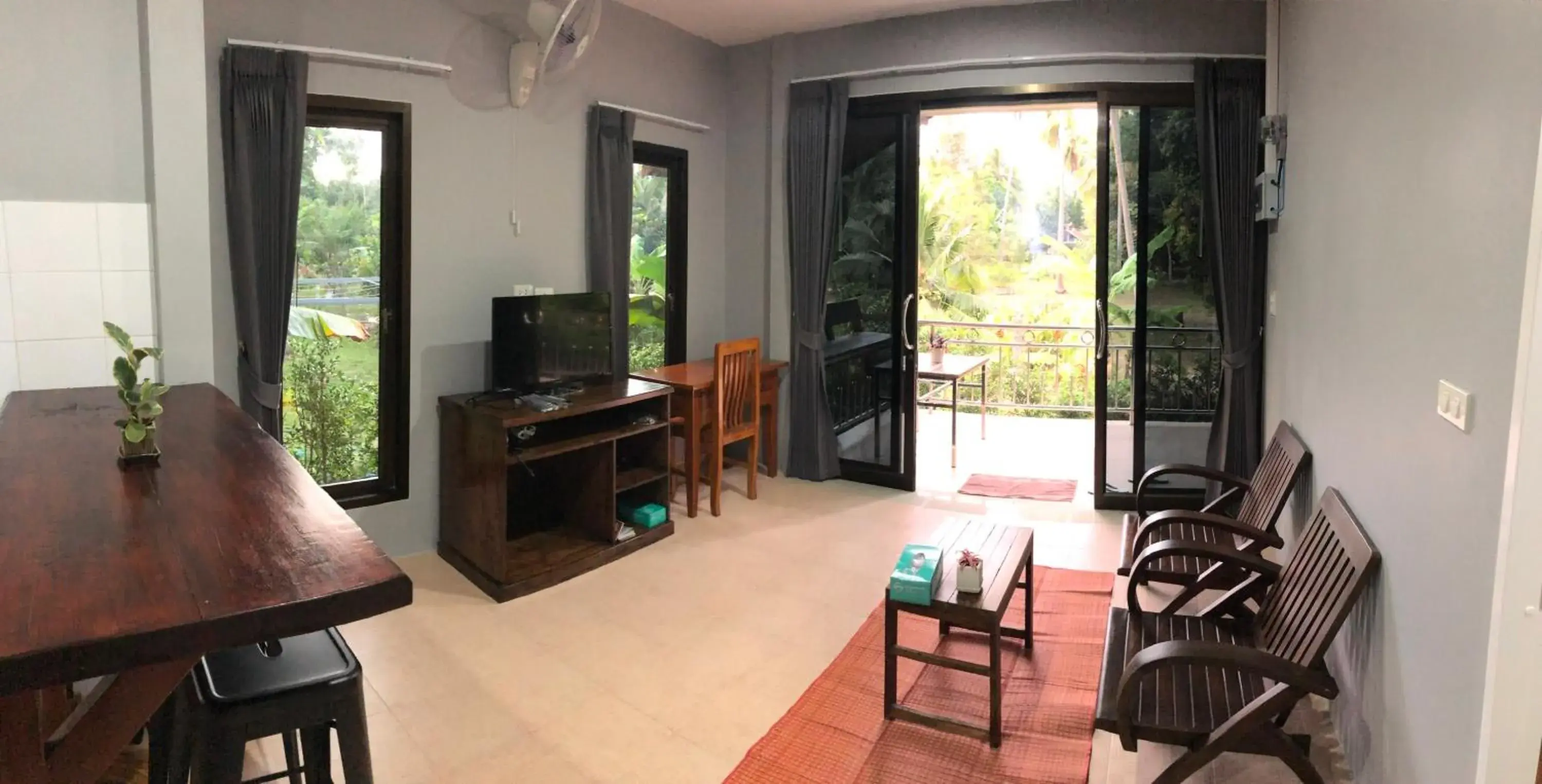 Living room in Yangyai Garden Lodge Living room in Yangyai Garden Lodge