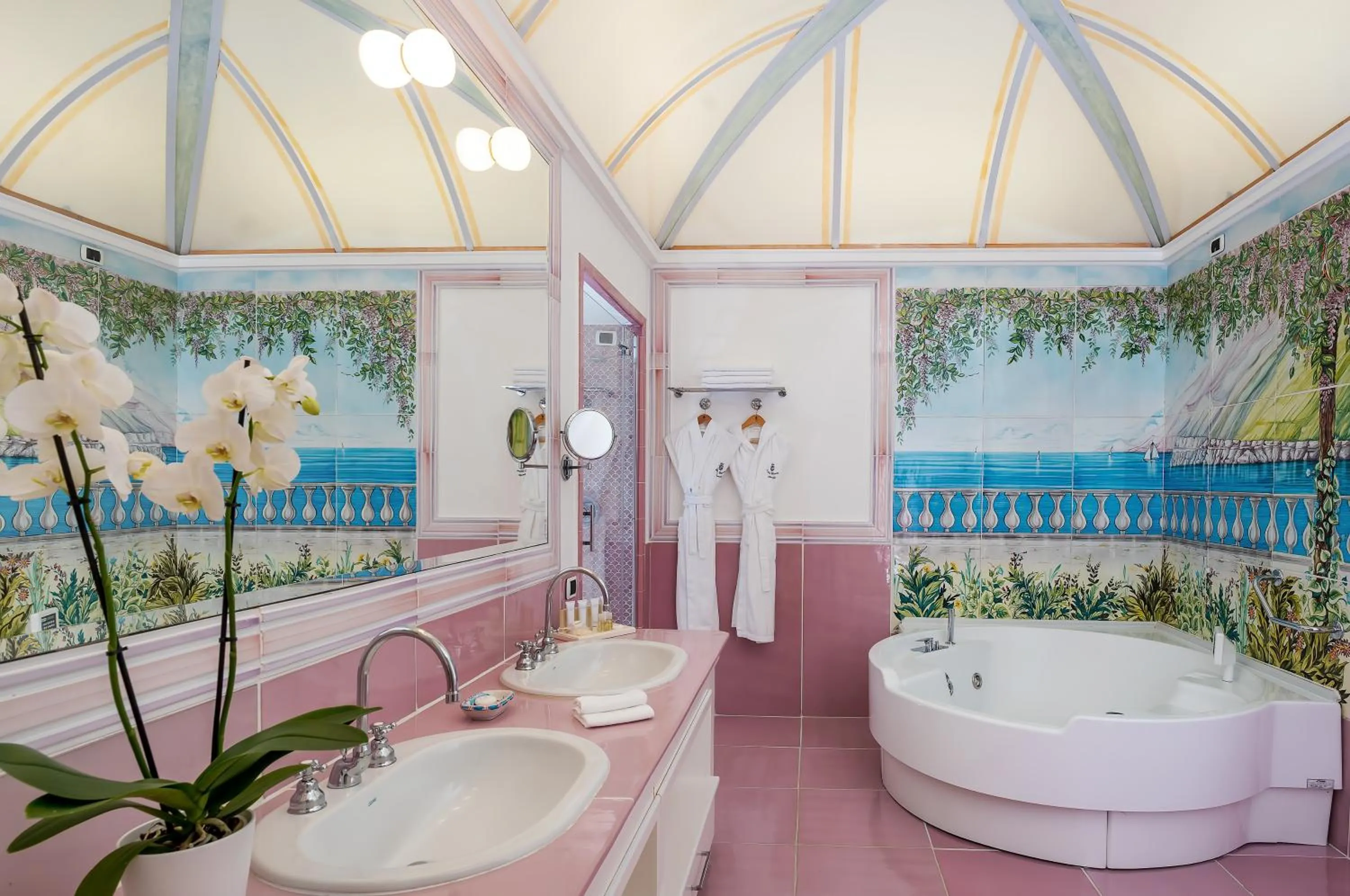 Bathroom in Hotel Santa Caterina