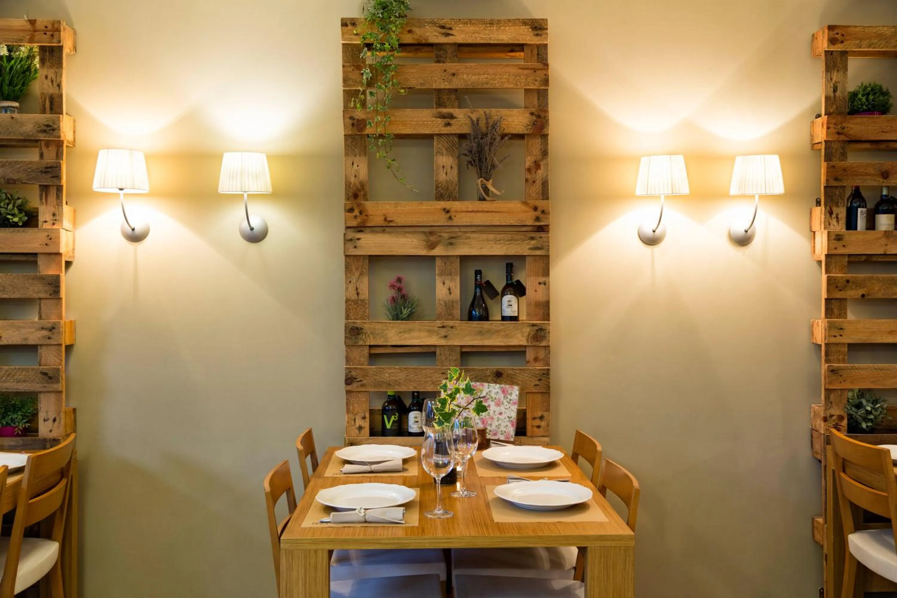 Dining area in Eco-Hotel Doña Mayor