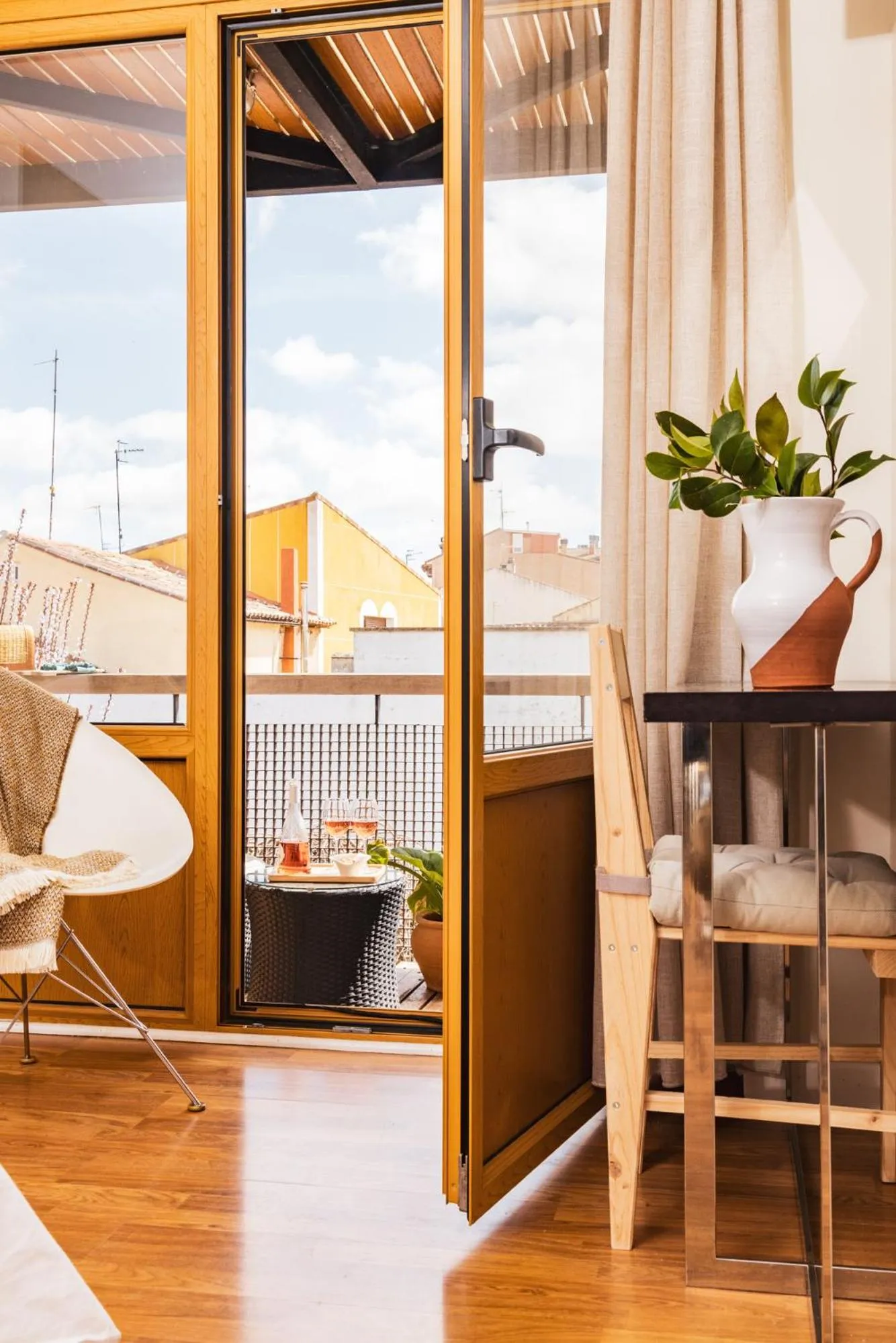 Balcony/Terrace in Eco-Hotel Doña Mayor