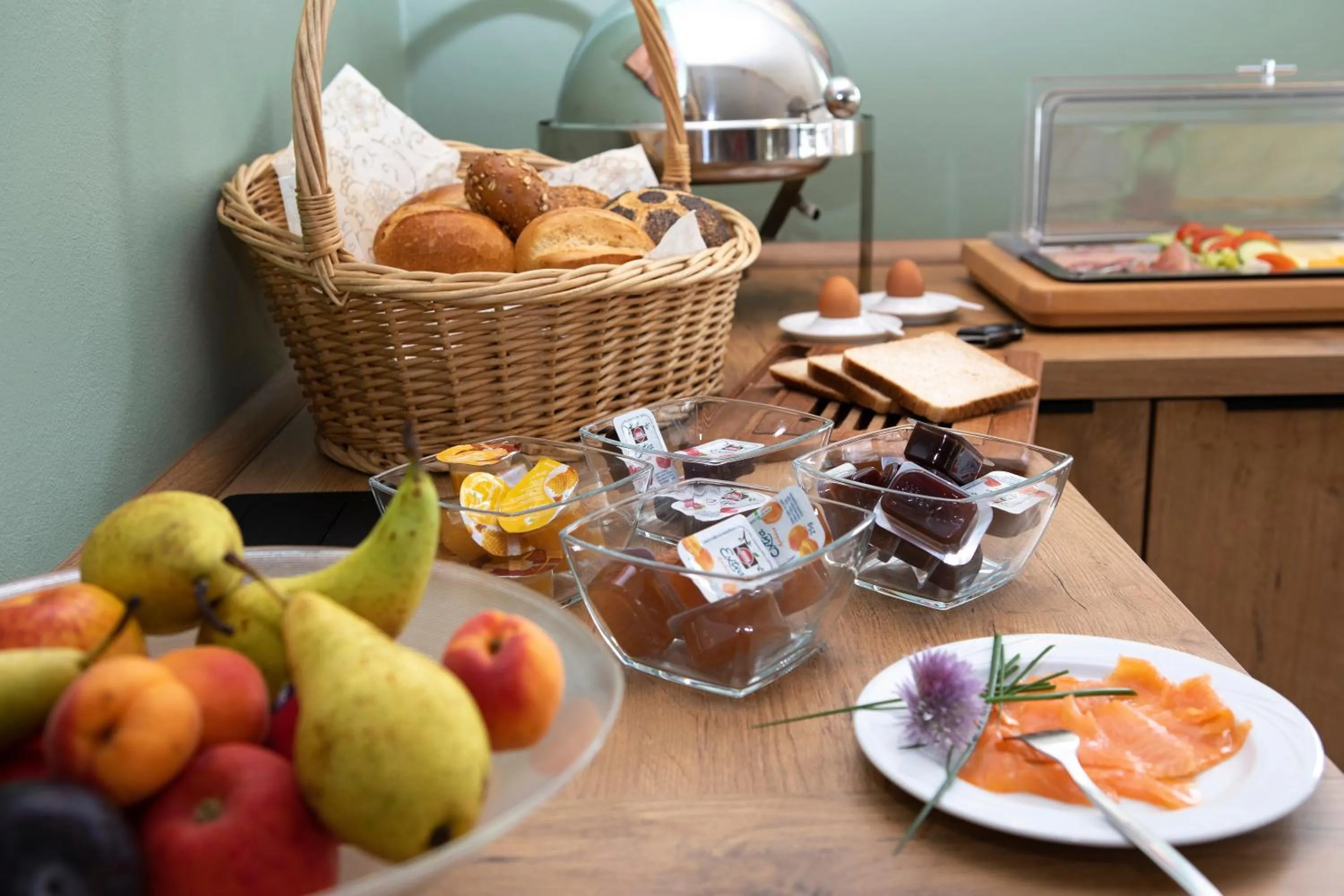 Food and drinks in Hotel zum Kreuzberg