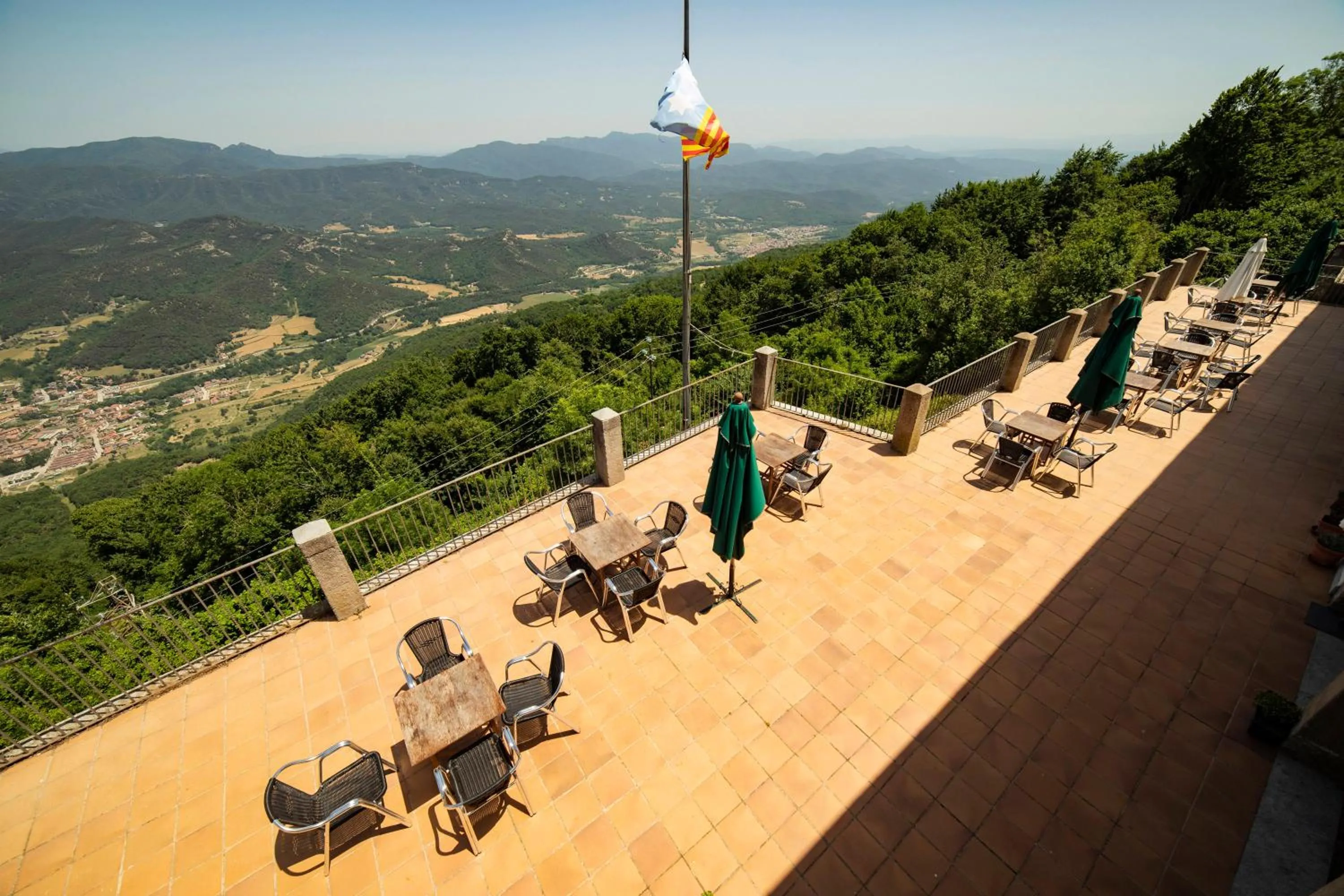 Balcony/Terrace in Santuari de la Salut de Sant Feliu de Pallerols