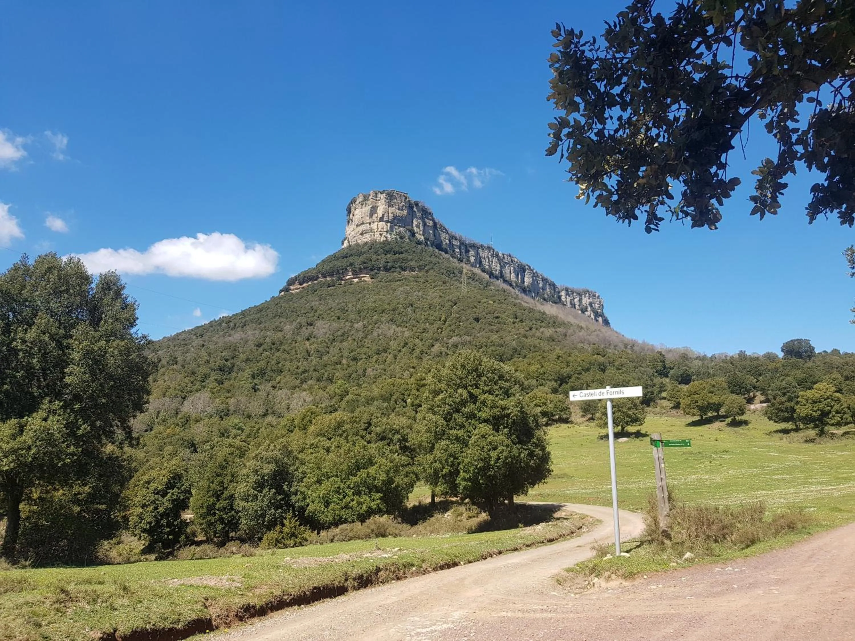 Natural landscape in Santuari de la Salut de Sant Feliu de Pallerols