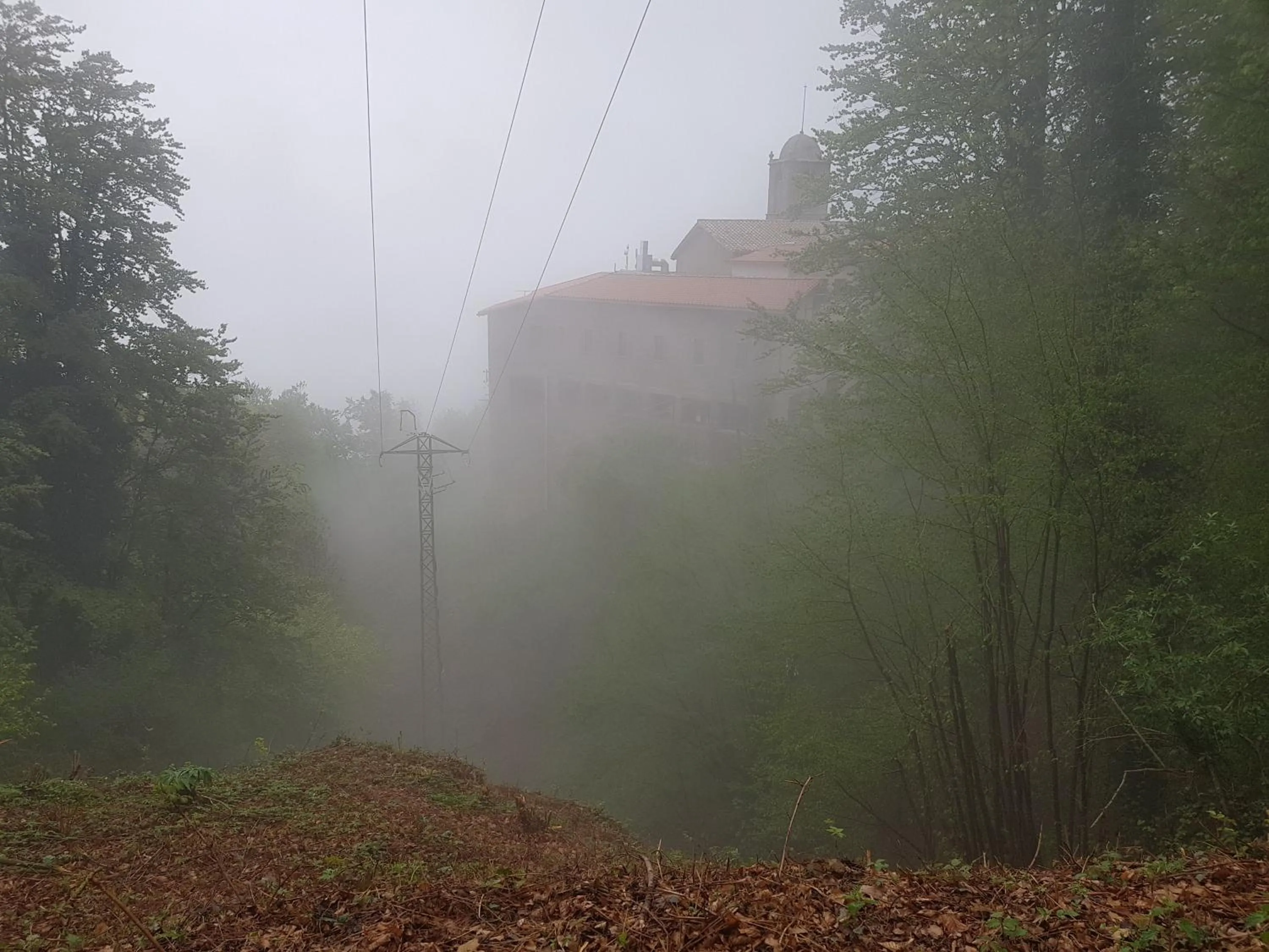 Natural landscape in Santuari de la Salut de Sant Feliu de Pallerols