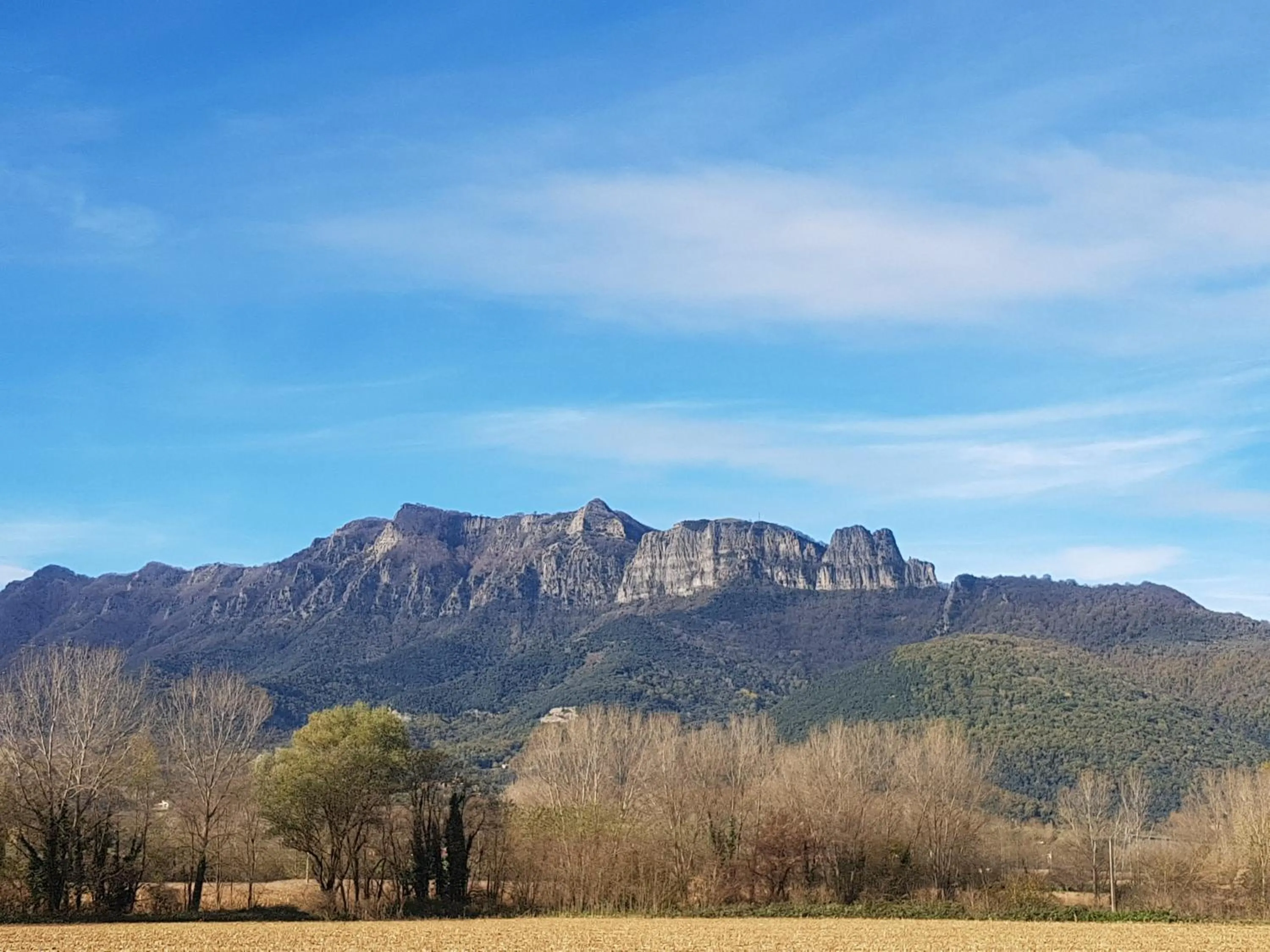 Natural landscape in Santuari de la Salut de Sant Feliu de Pallerols