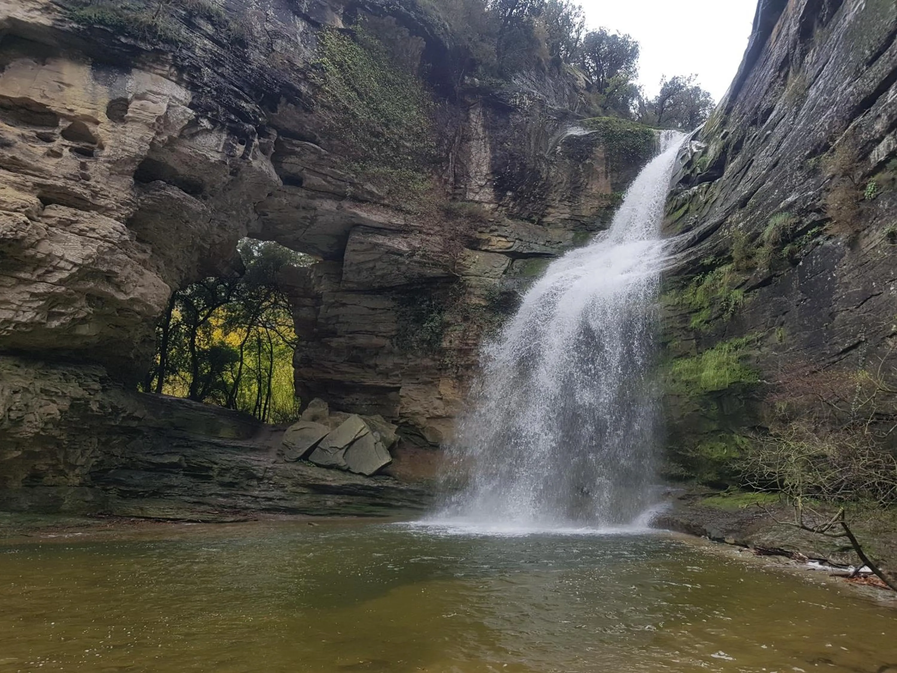 Natural landscape in Santuari de la Salut de Sant Feliu de Pallerols