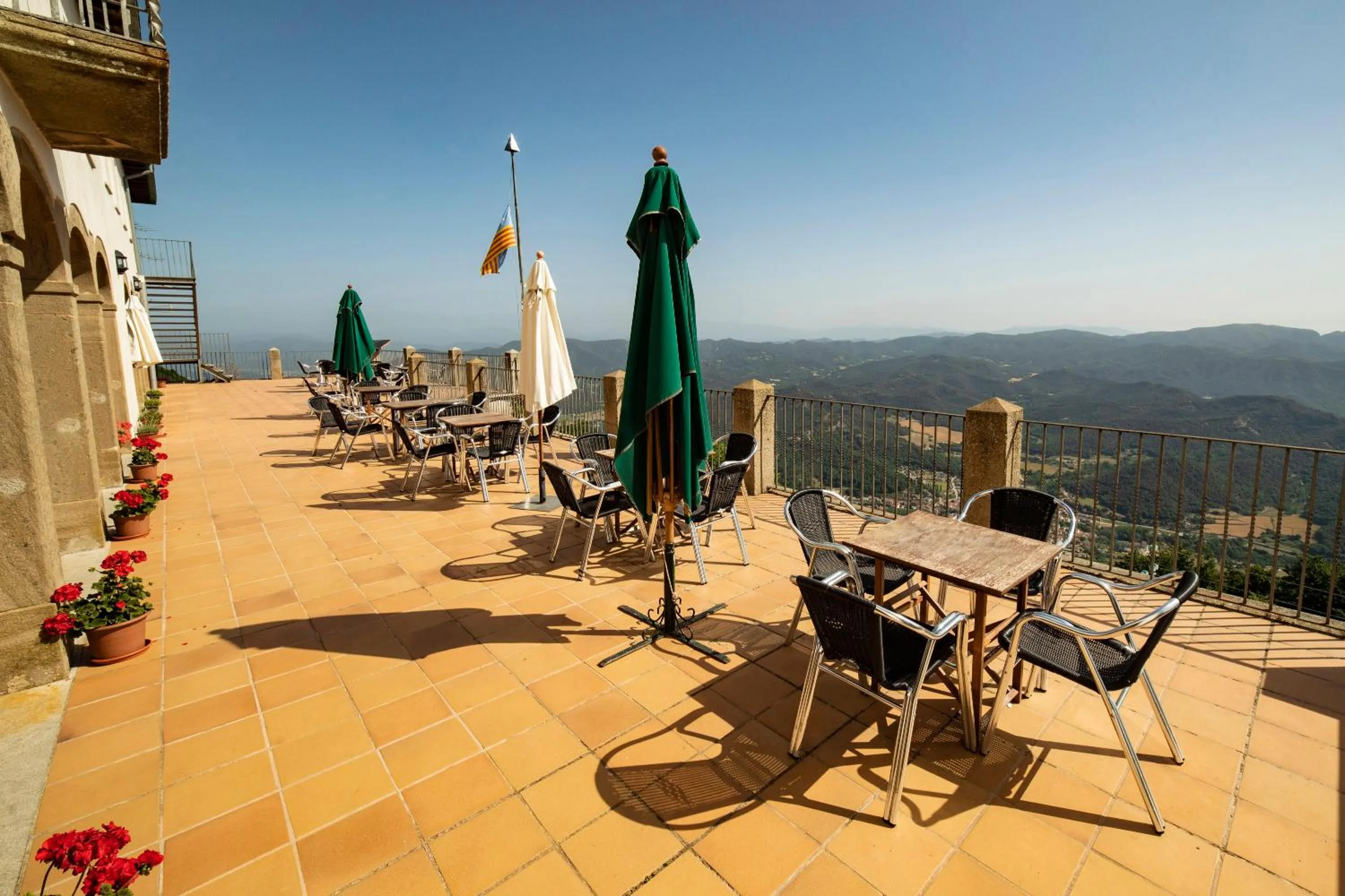 Balcony/Terrace in Santuari de la Salut de Sant Feliu de Pallerols