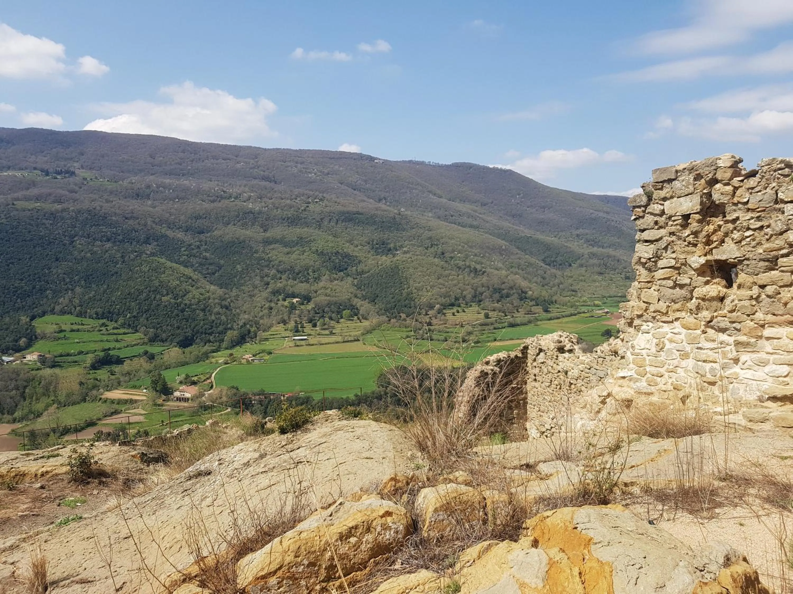 Natural landscape in Santuari de la Salut de Sant Feliu de Pallerols