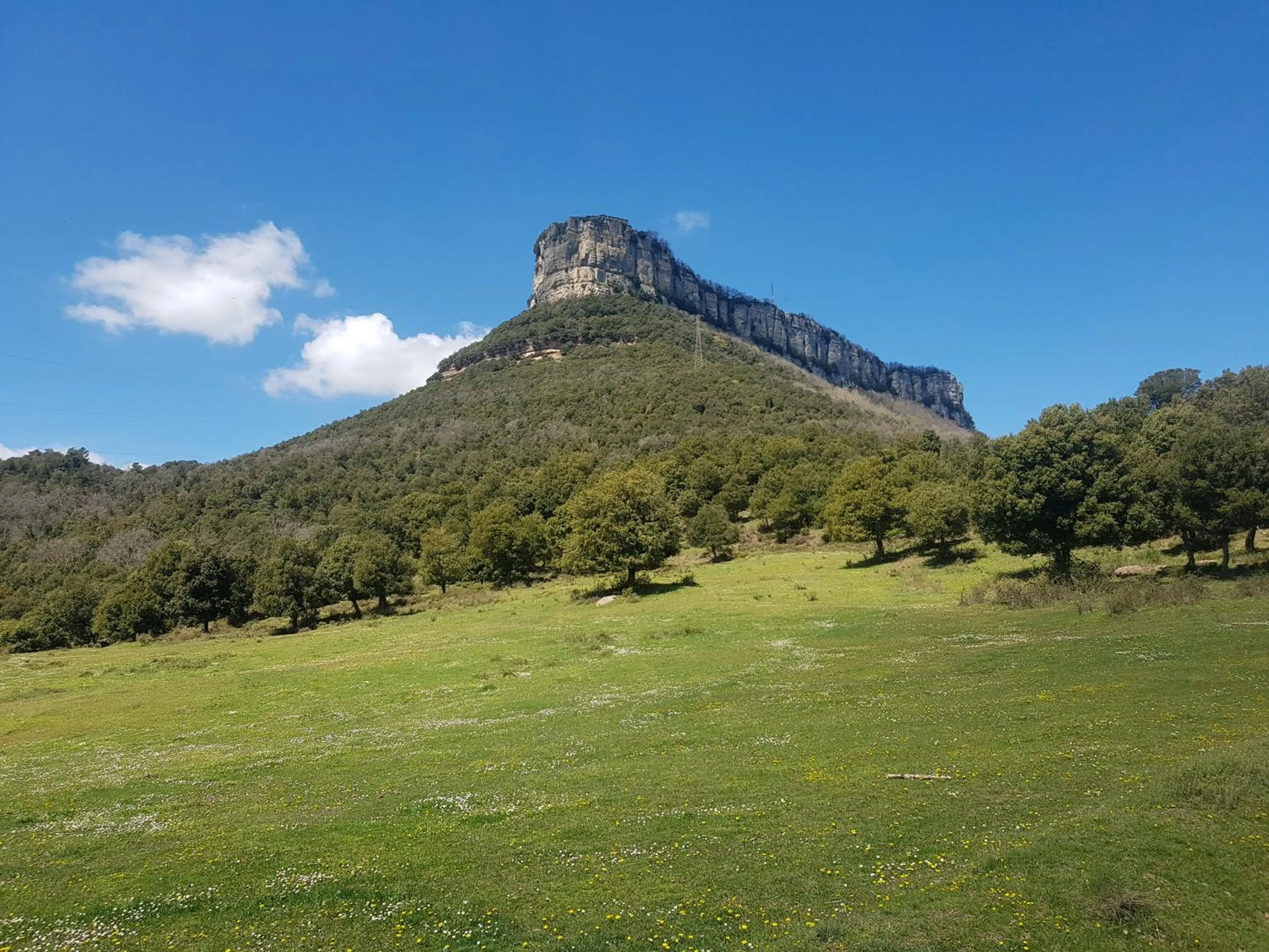 Natural landscape in Santuari de la Salut de Sant Feliu de Pallerols