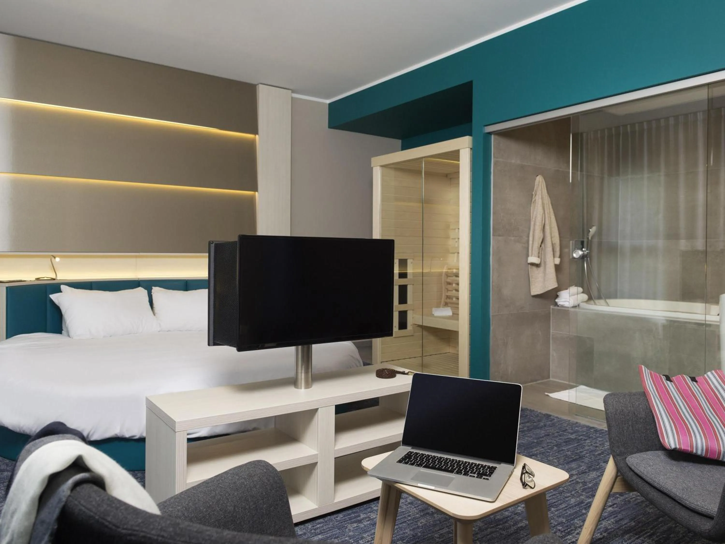 Bedroom in Ibis Styles Nivelles
