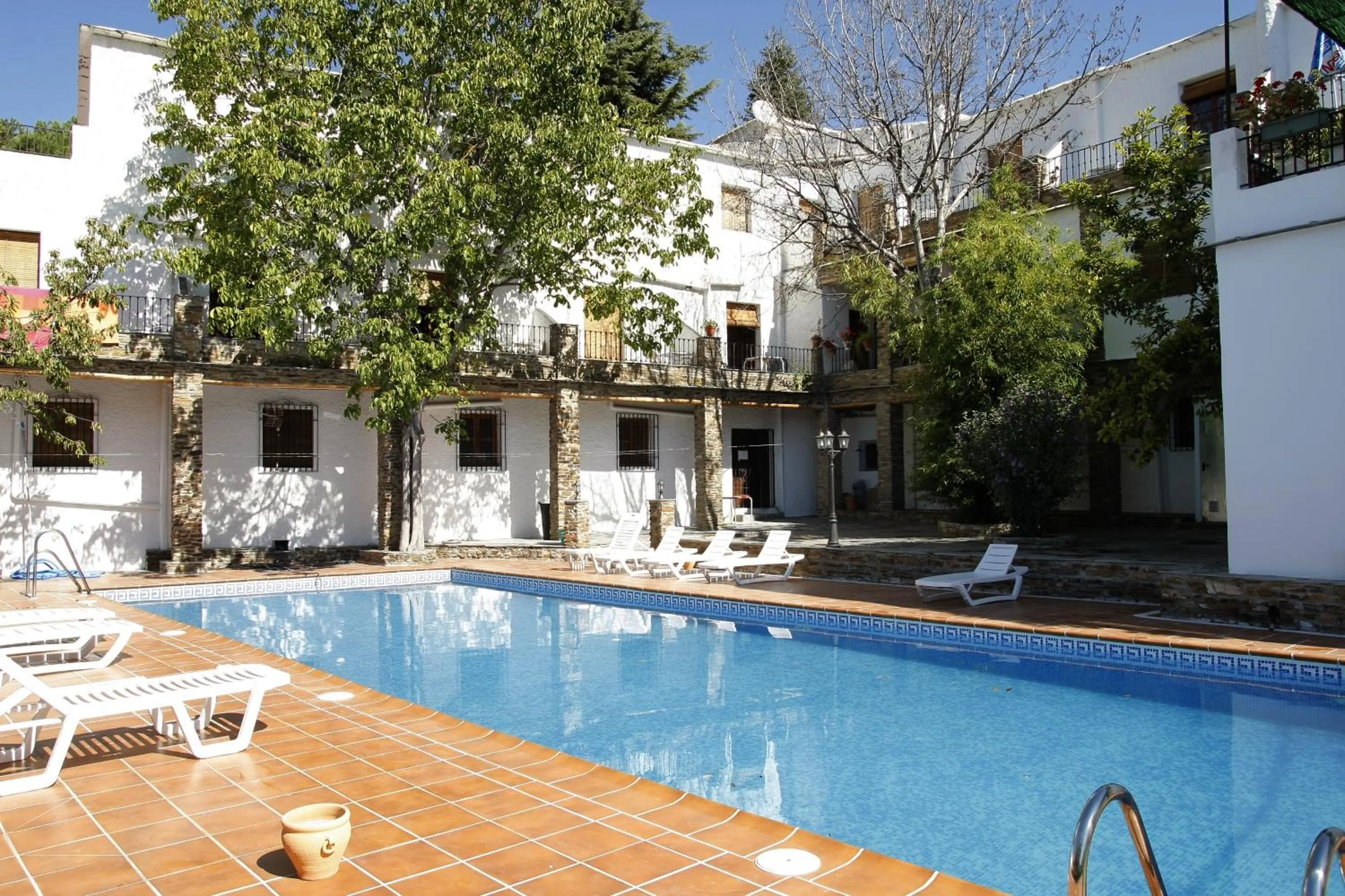 Swimming pool in Hotel Rural Real de Poqueira