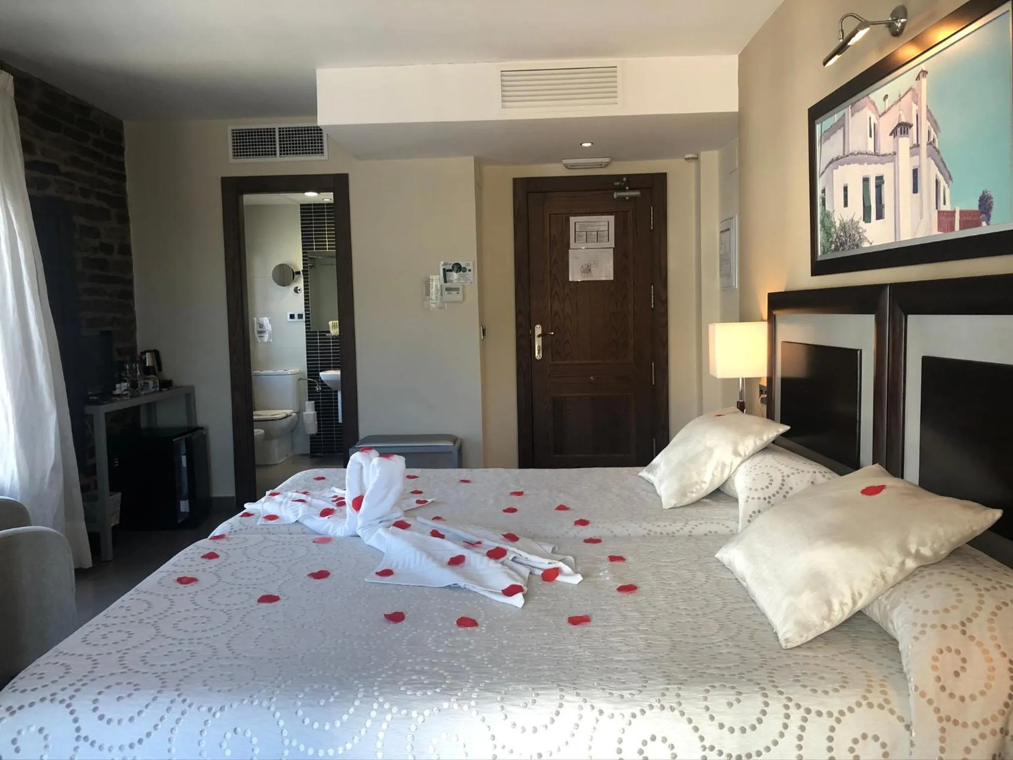 Photo of the whole room, Bed in Hotel Rural Real de Poqueira