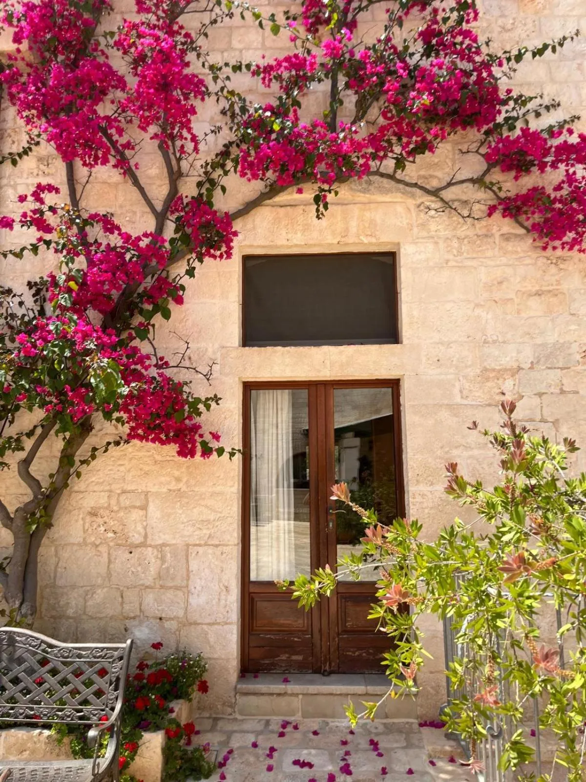Garden view in Masseria Morrone