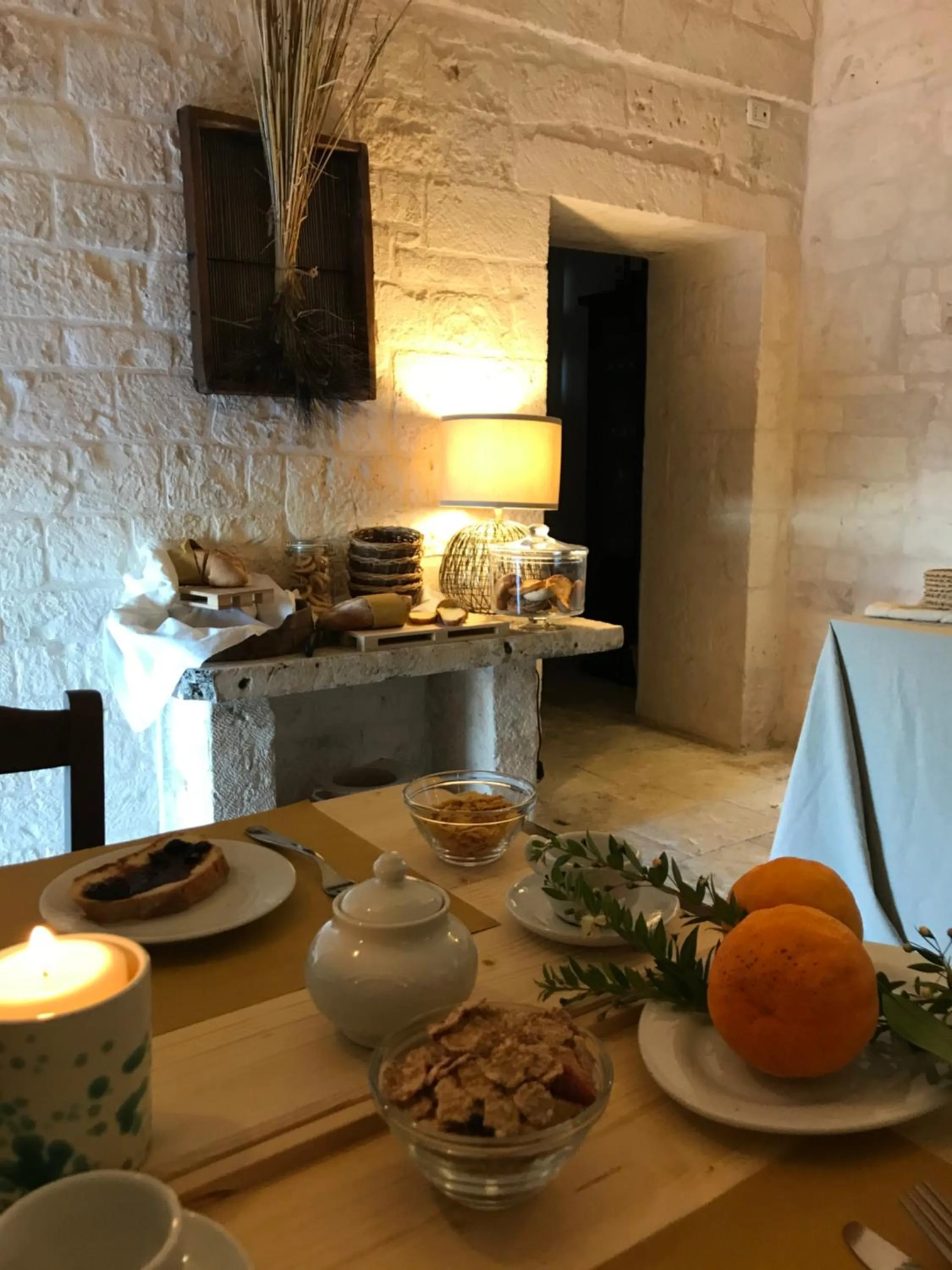 Food and drinks in Masseria Morrone