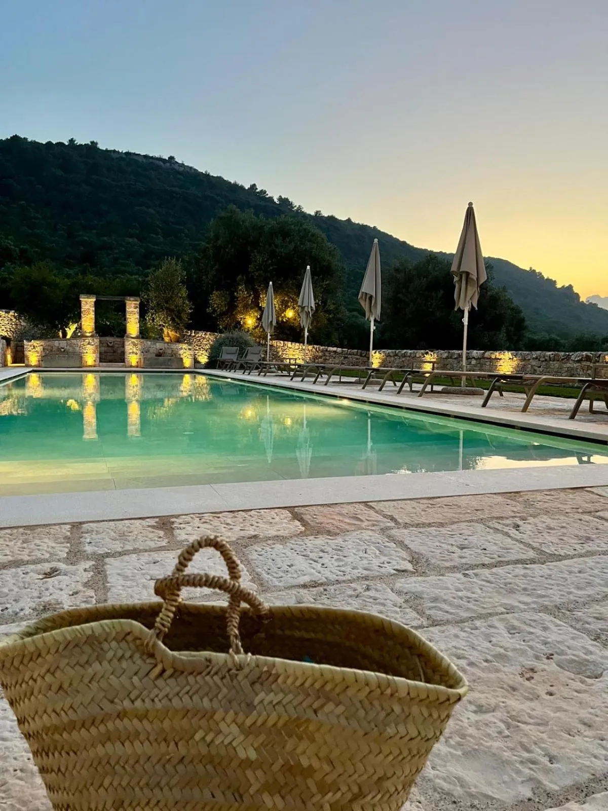 Swimming pool in Masseria Morrone