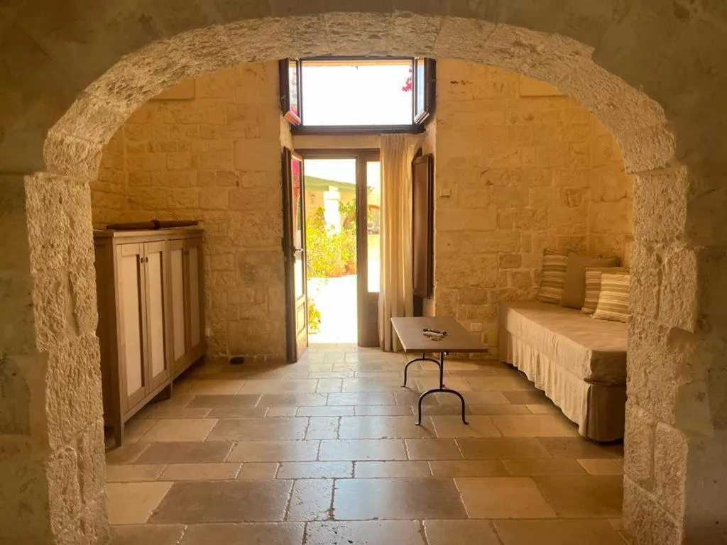 Living room in Masseria Morrone