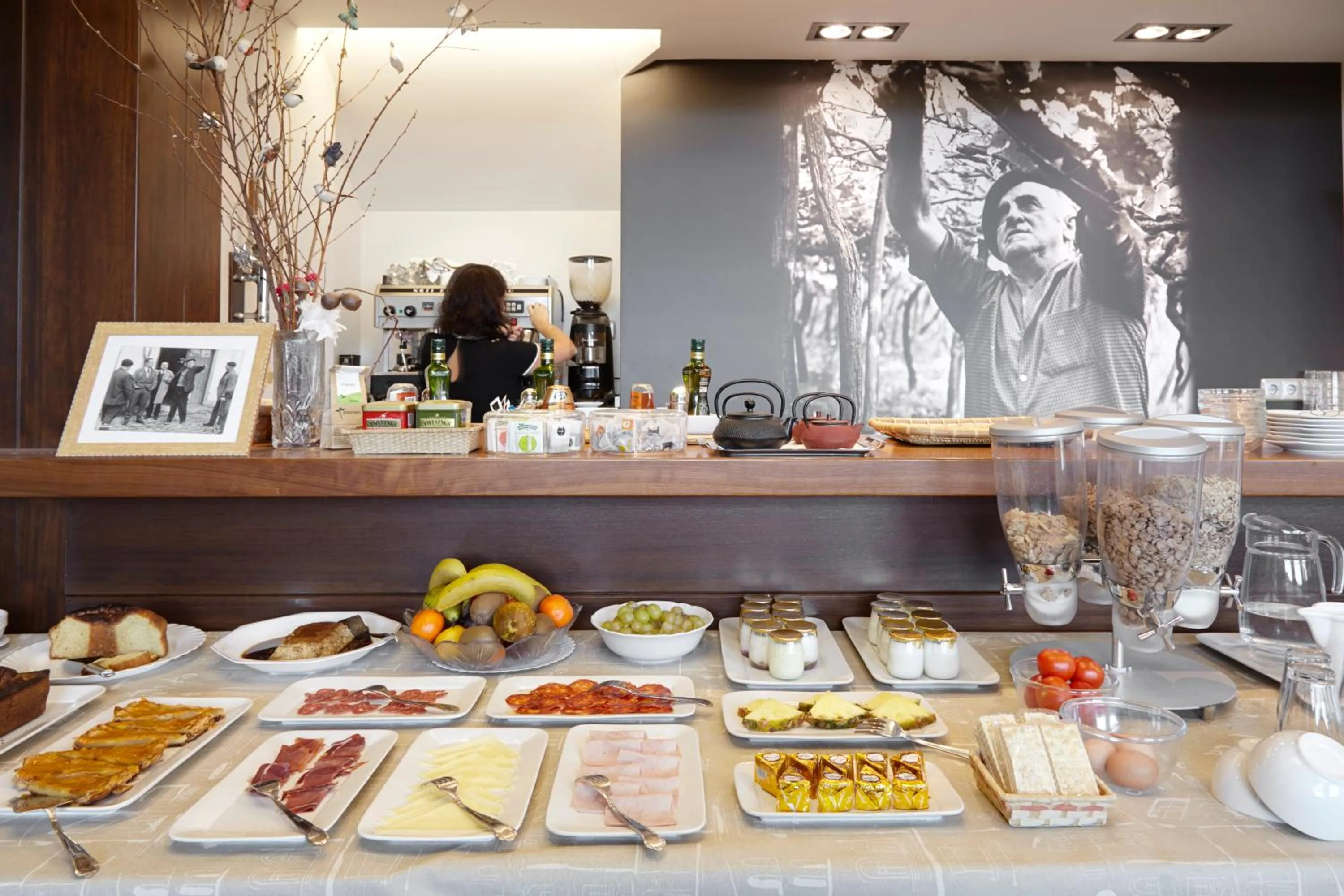 Buffet breakfast in Hotel Rural Gaintza