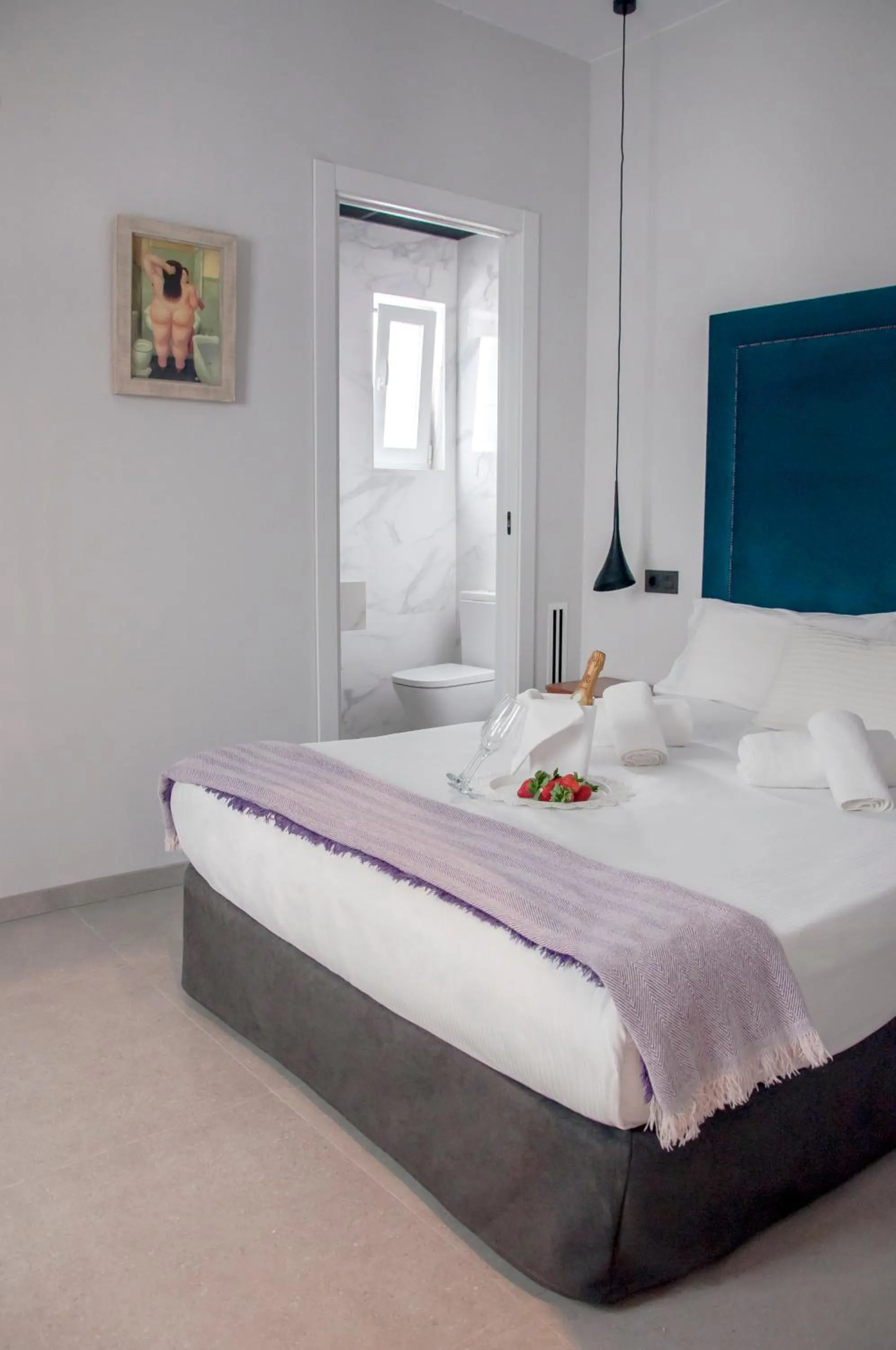 Bed in Valencia Apartamentos Goya