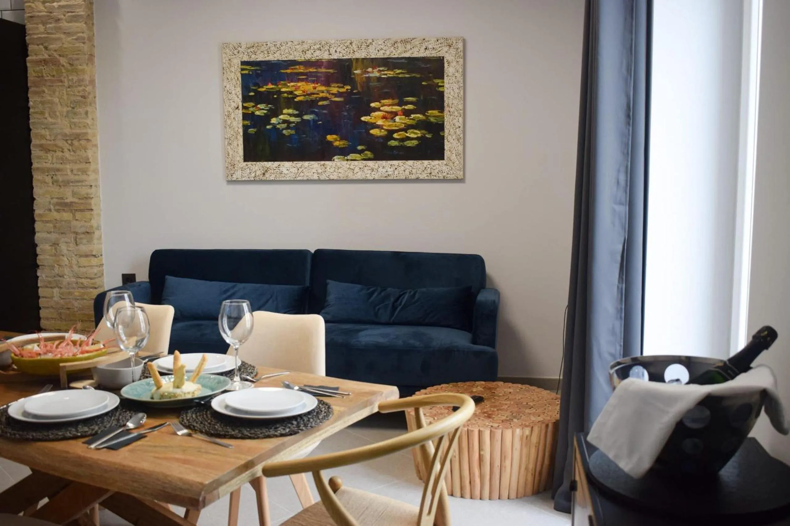 Living room in Valencia Apartamentos Goya