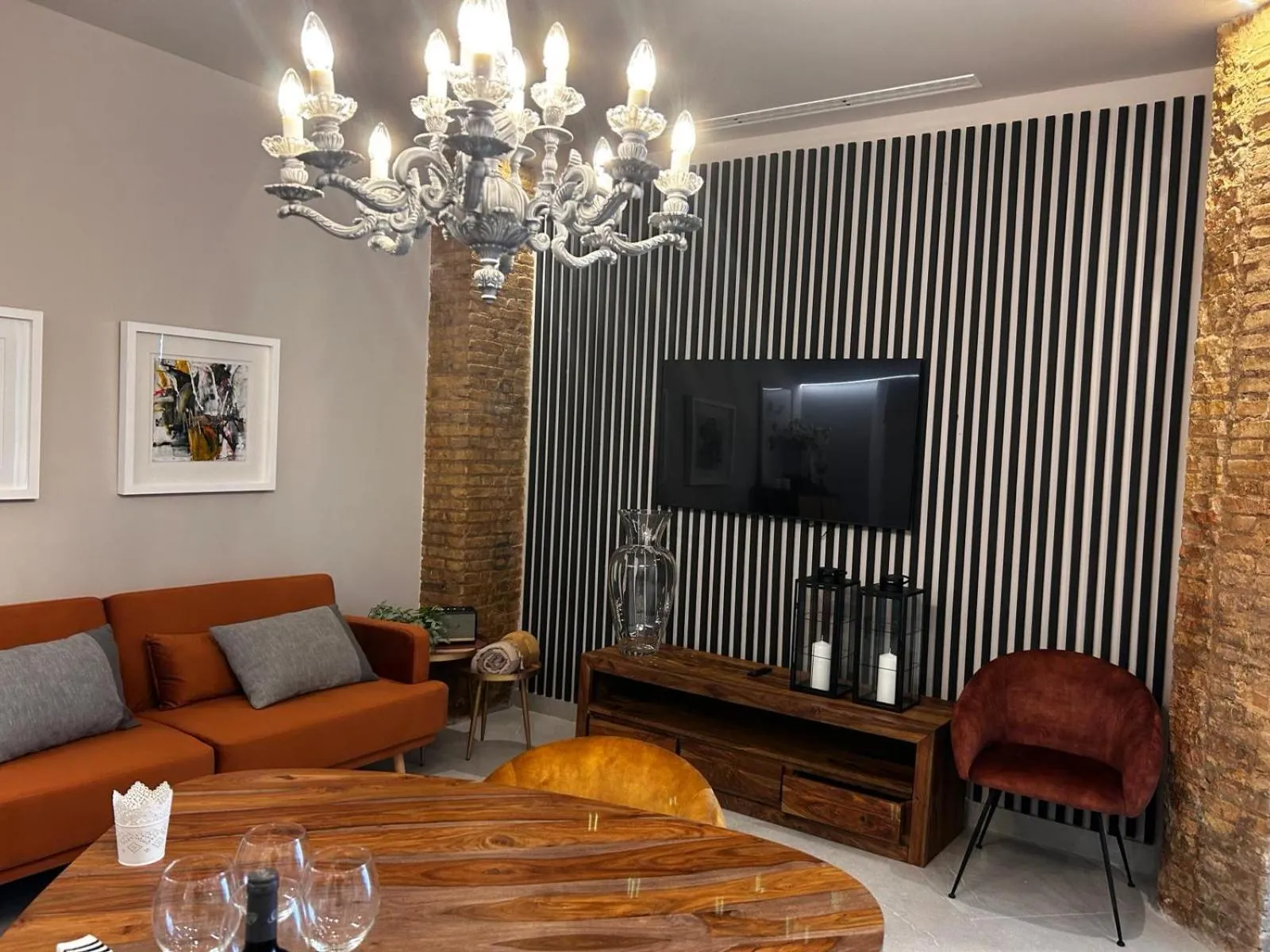 Living room in Valencia Apartamentos Goya