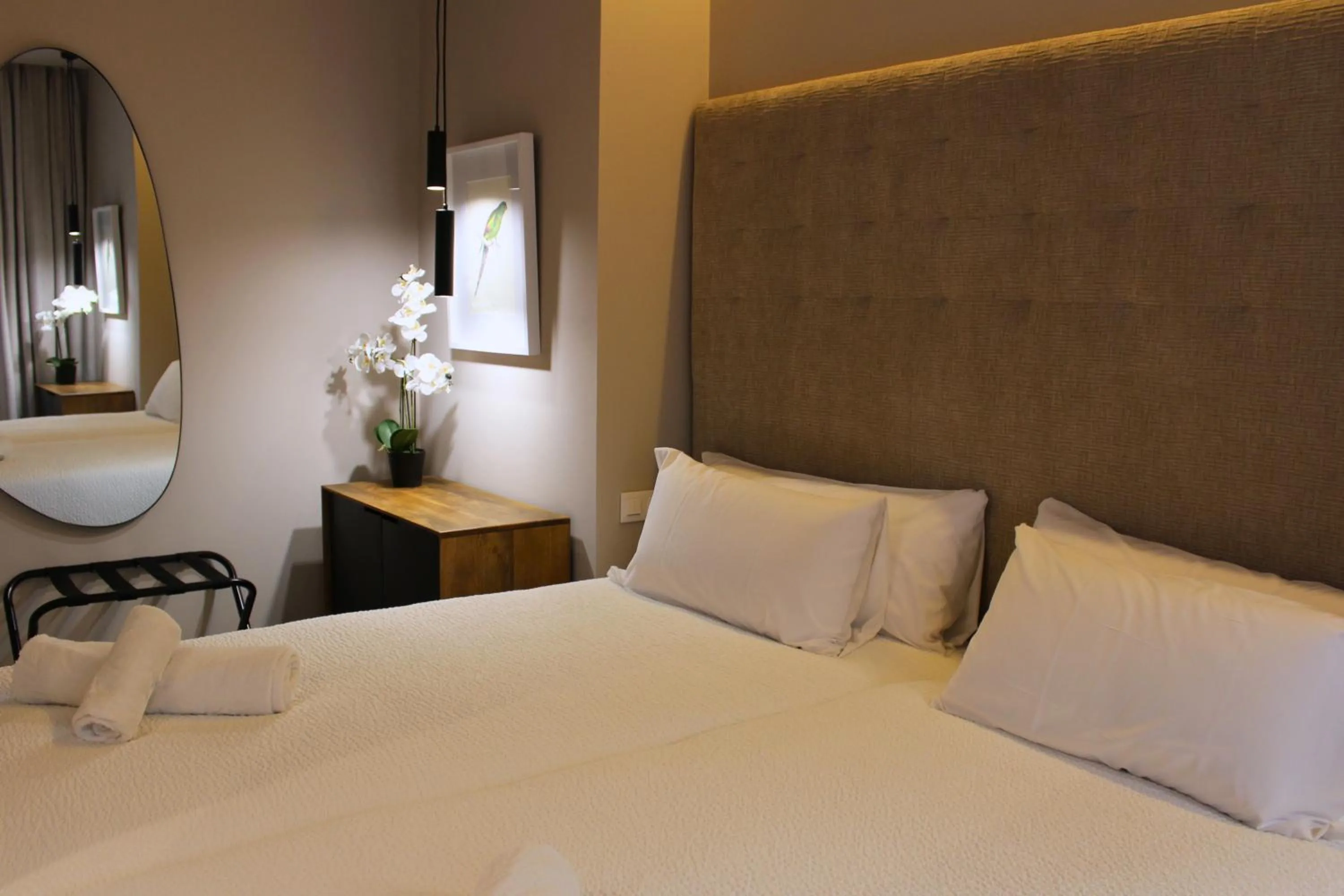 Bed in Valencia Apartamentos Goya