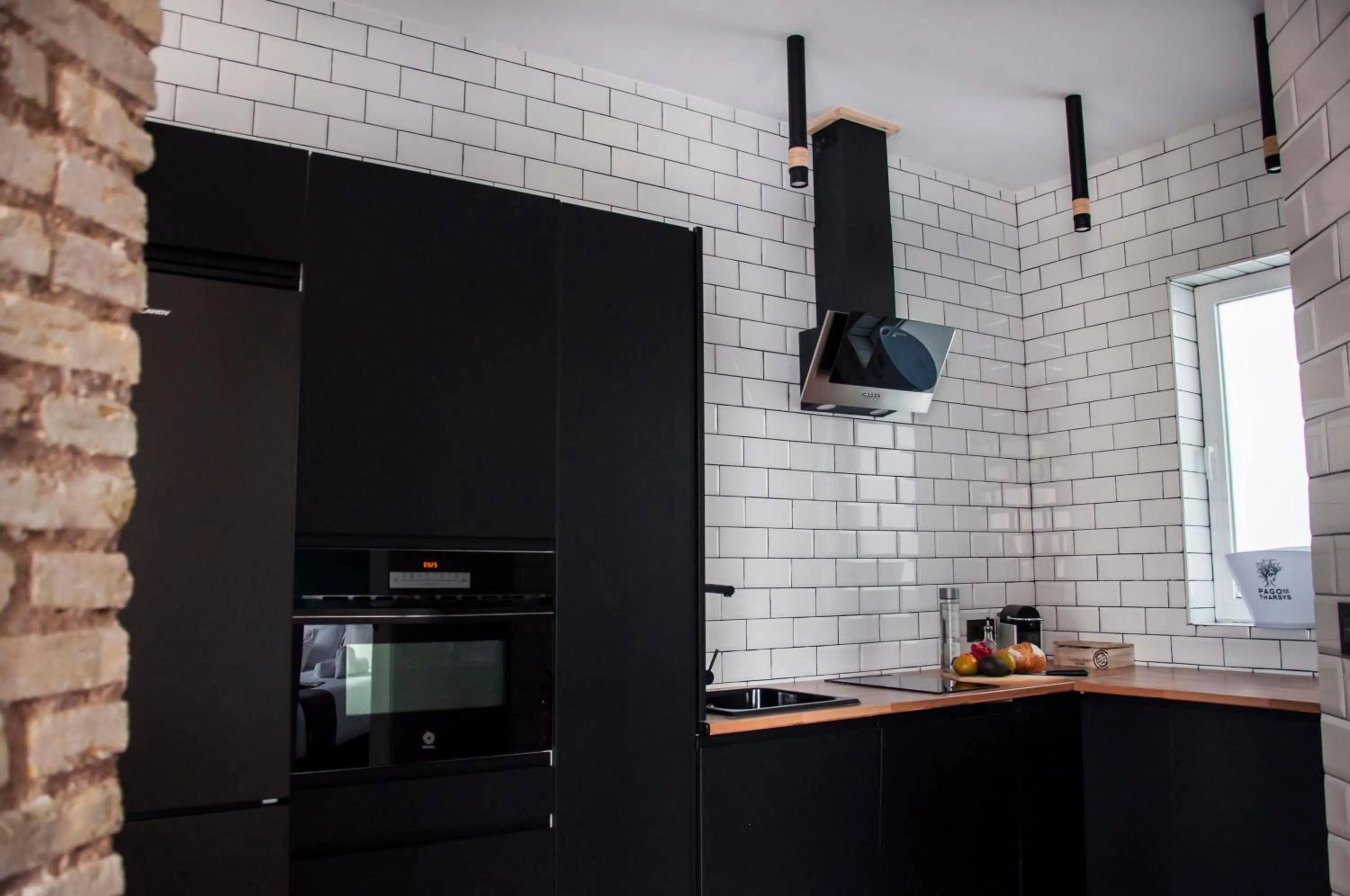 Kitchen or kitchenette in Valencia Apartamentos Goya