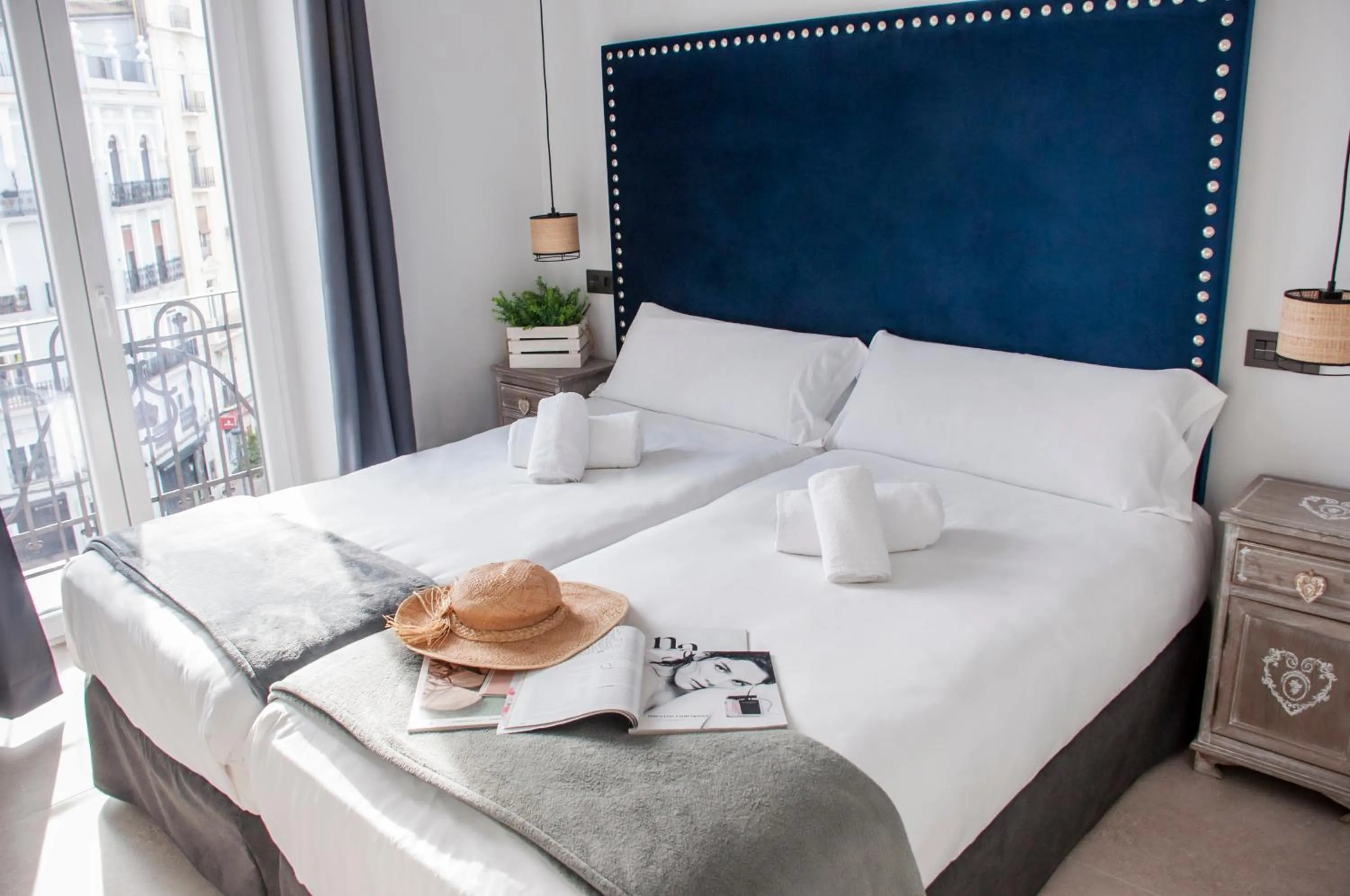 Bed in Valencia Apartamentos Goya