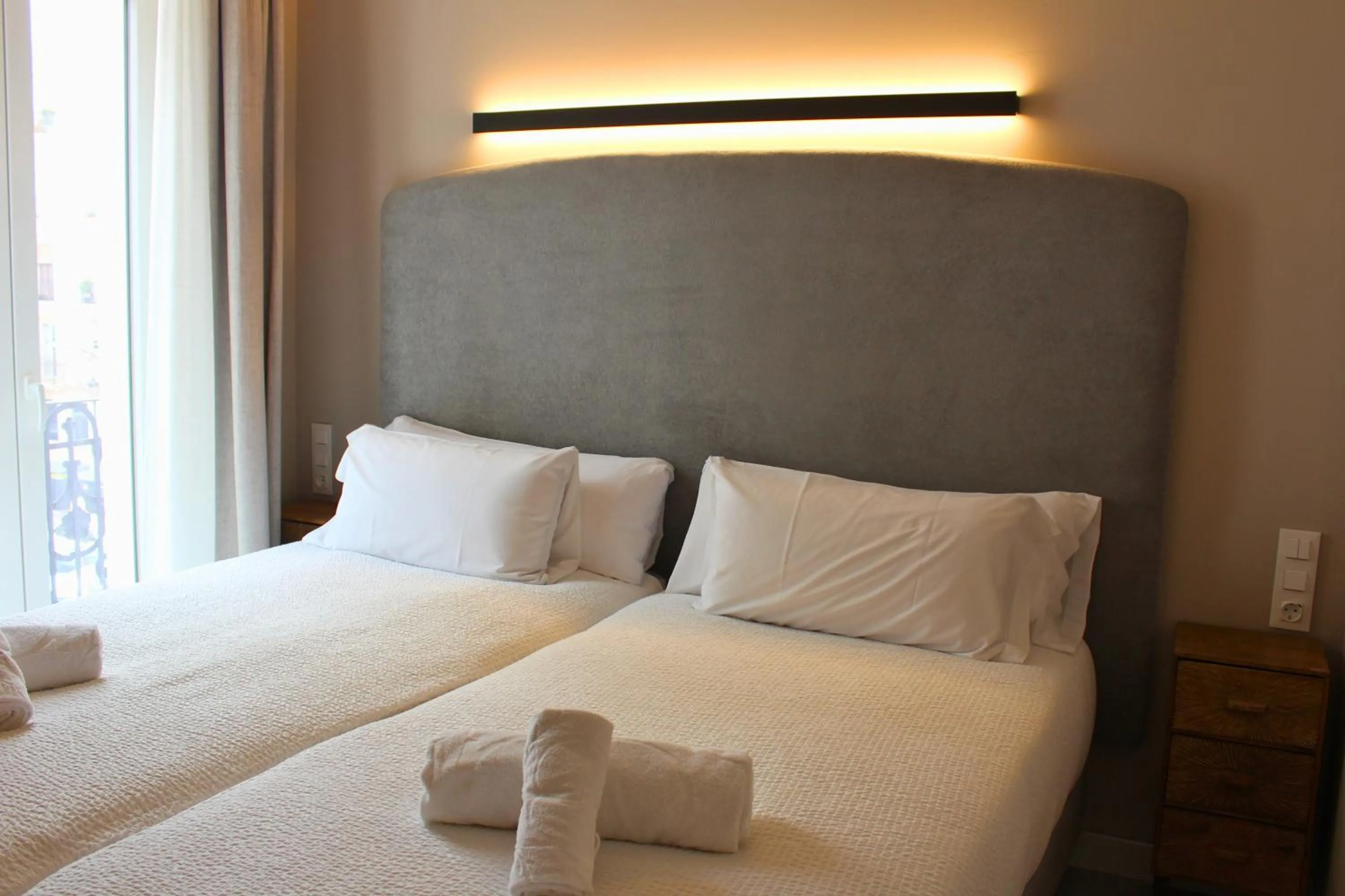 Bed in Valencia Apartamentos Goya