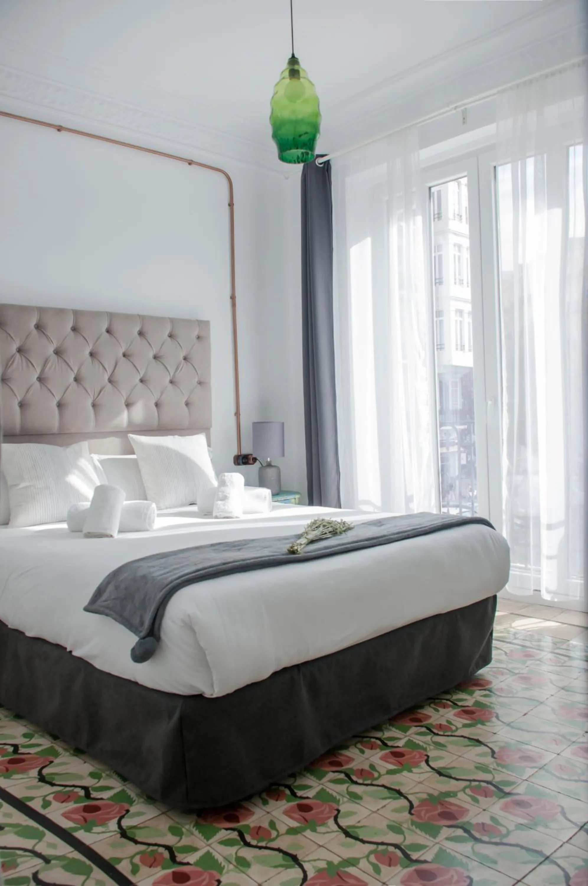 Bed in Valencia Apartamentos Goya