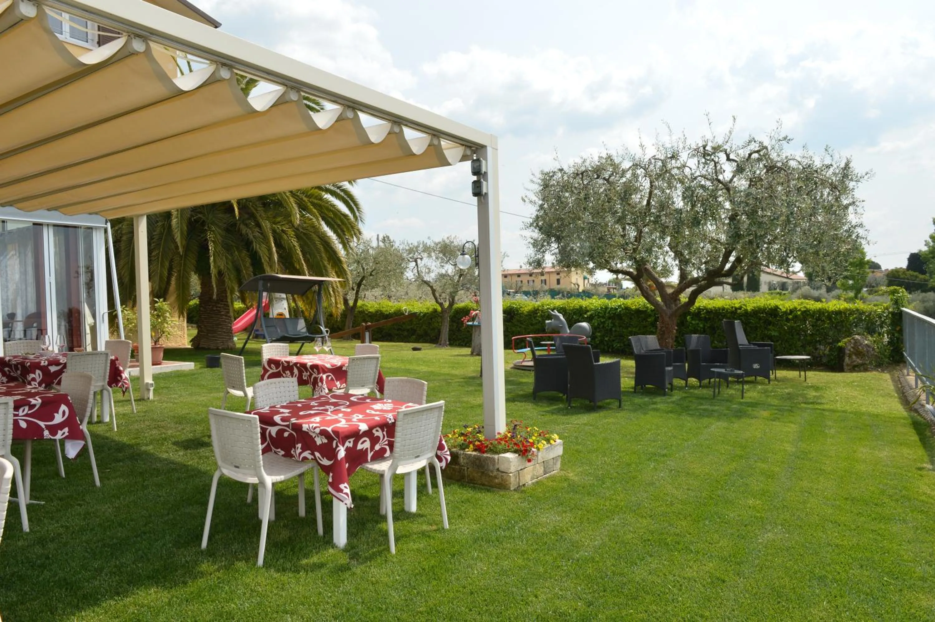 Patio in Hotel Panoramica
