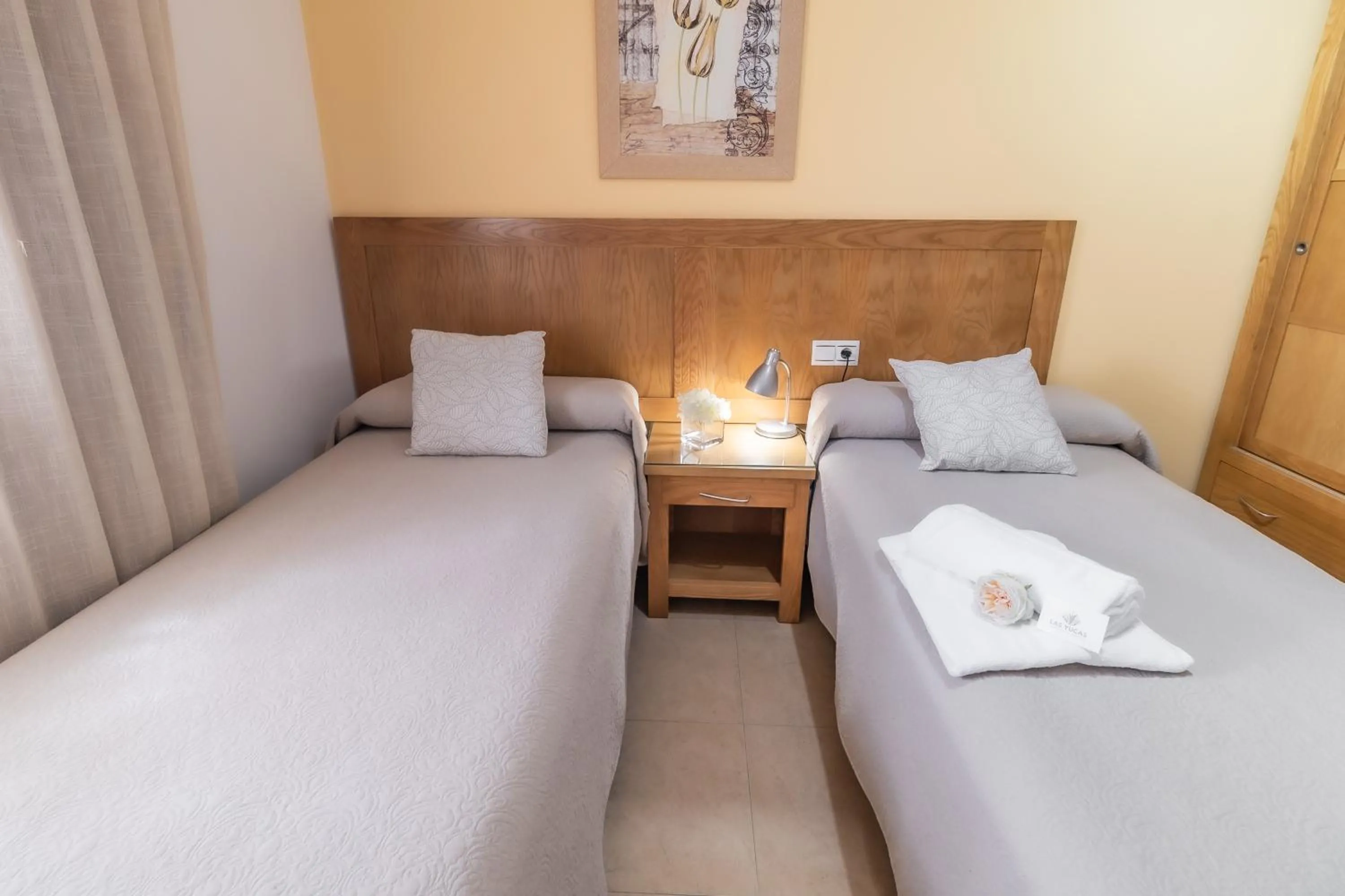 Bedroom, Bed in Apartamentos Turisticos Las Yucas