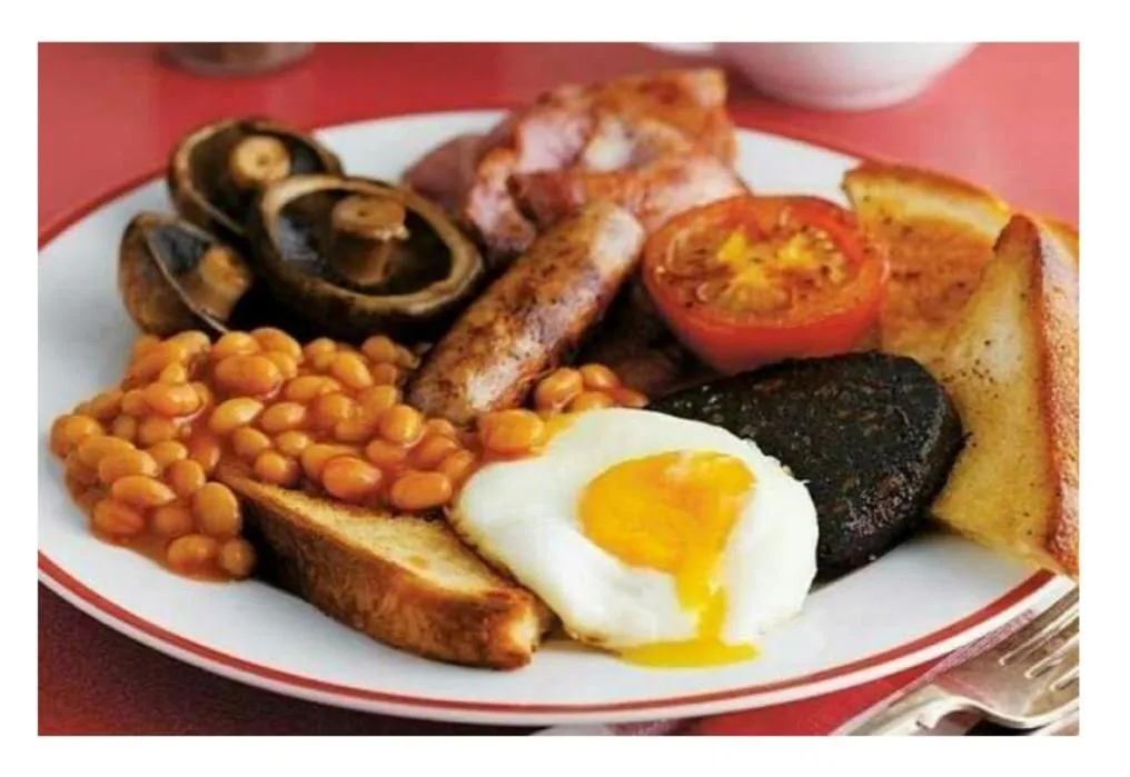 English/Irish breakfast in The Blue Mantle