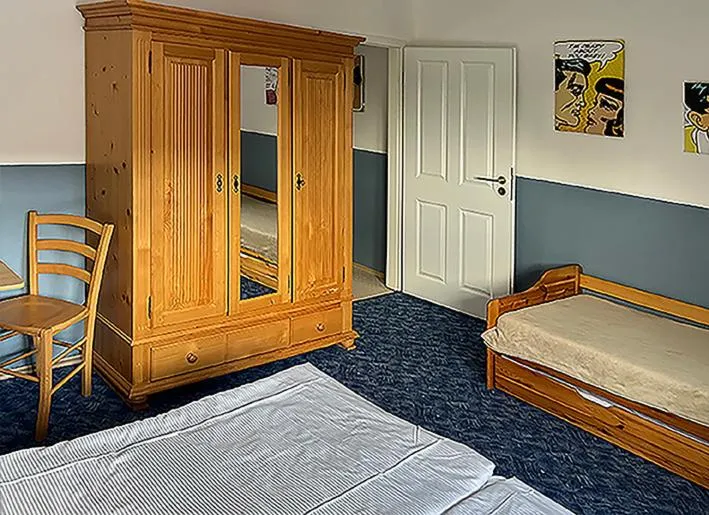Bedroom, Bed in Himmelreich Rügen