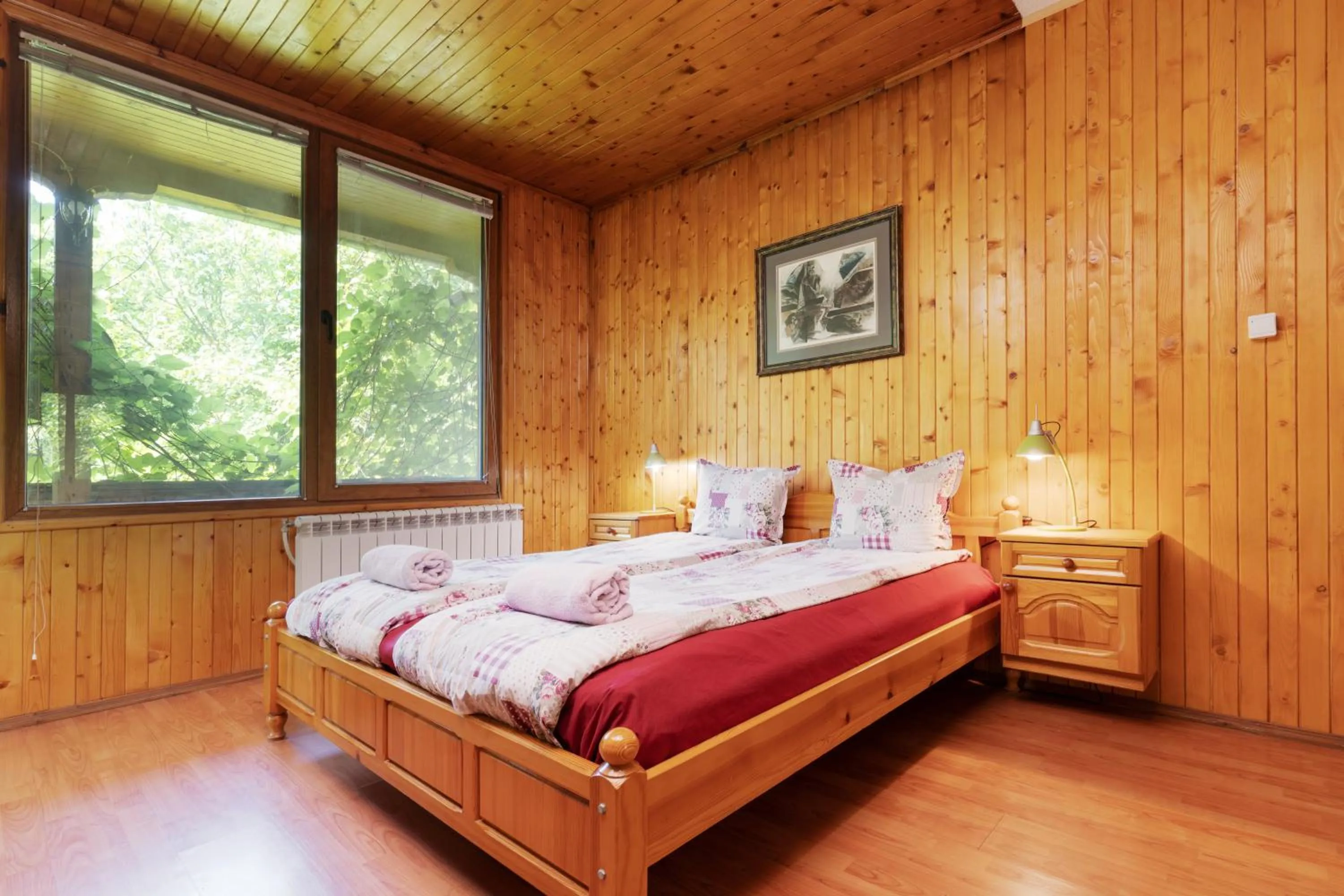 Bed in Eco Hotel Imenieto