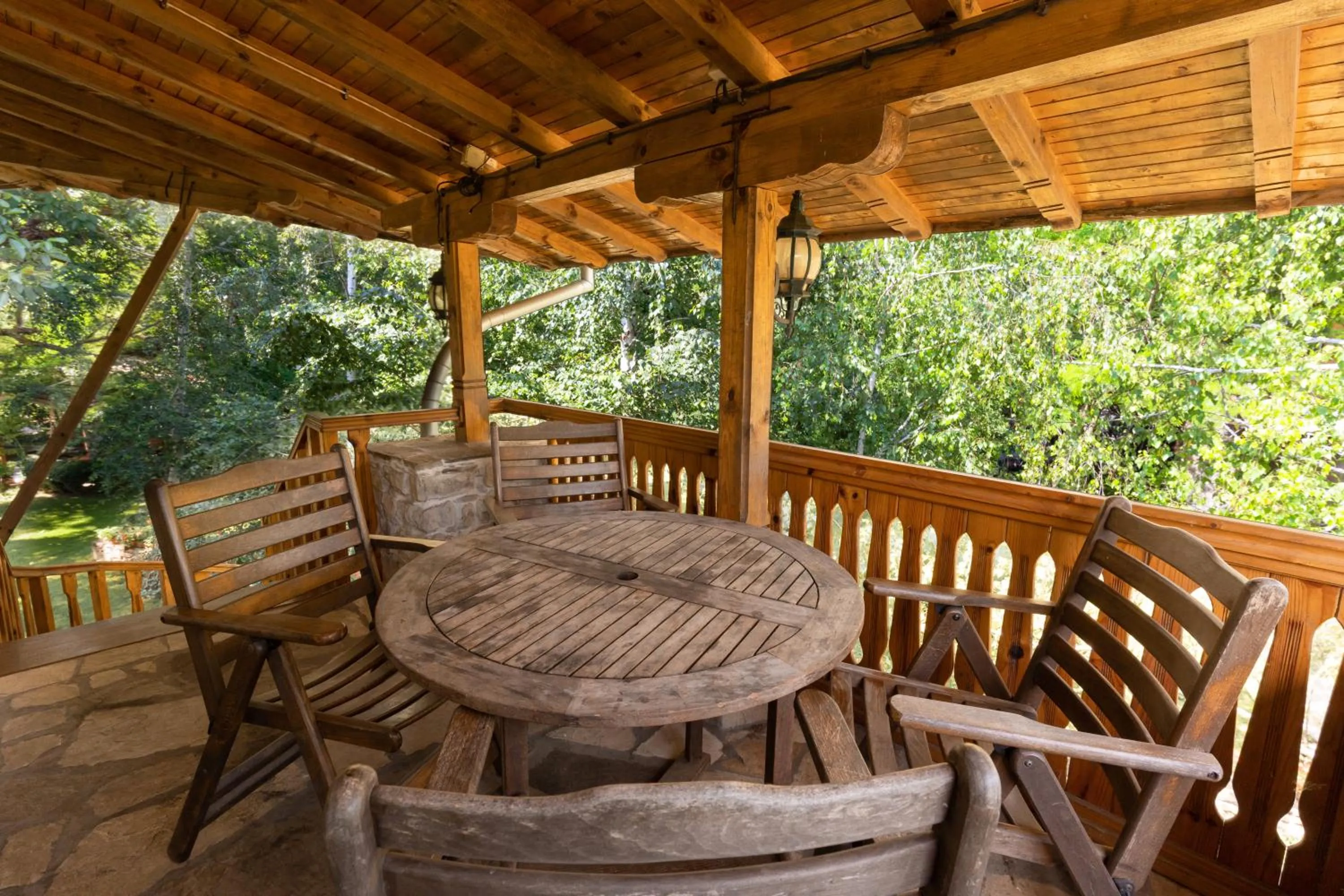Balcony/Terrace in Eco Hotel Imenieto