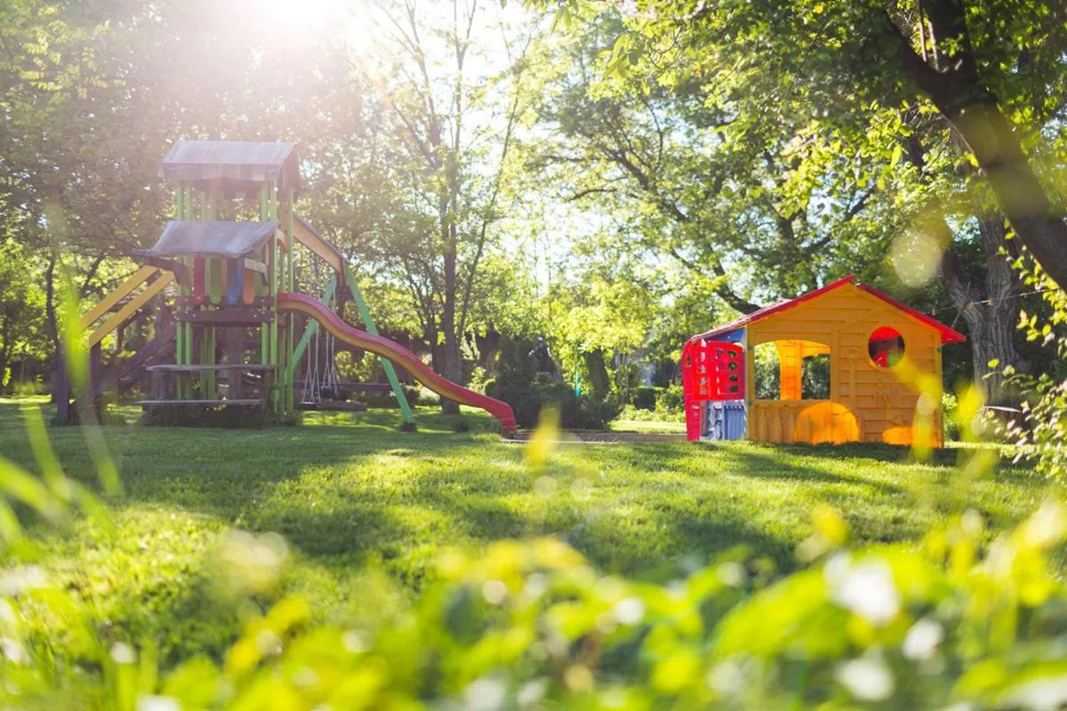 Children play ground in Eco Hotel Imenieto