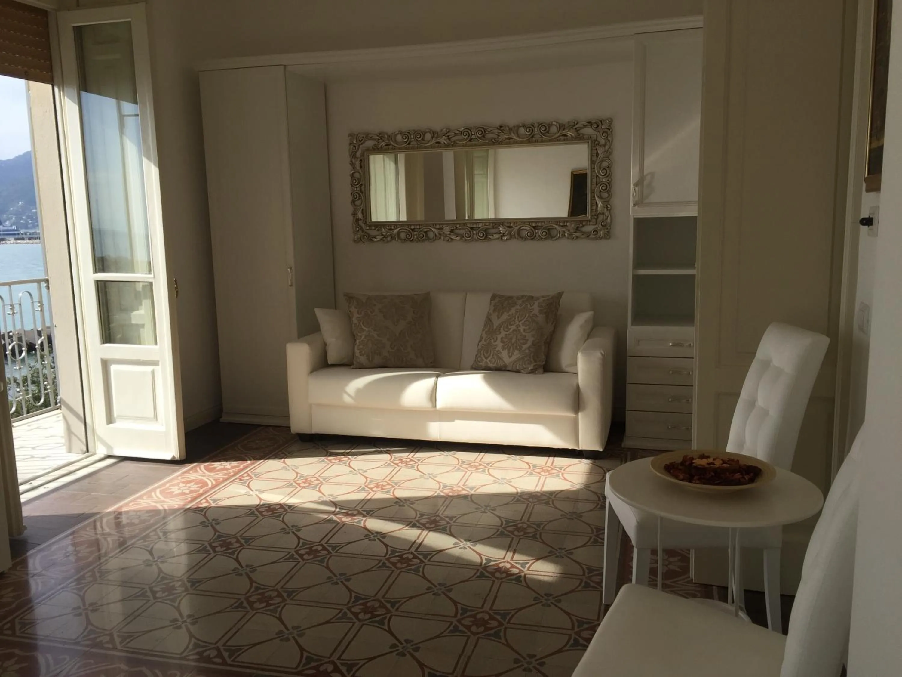 Living room in B&B di mare e d'azzurro