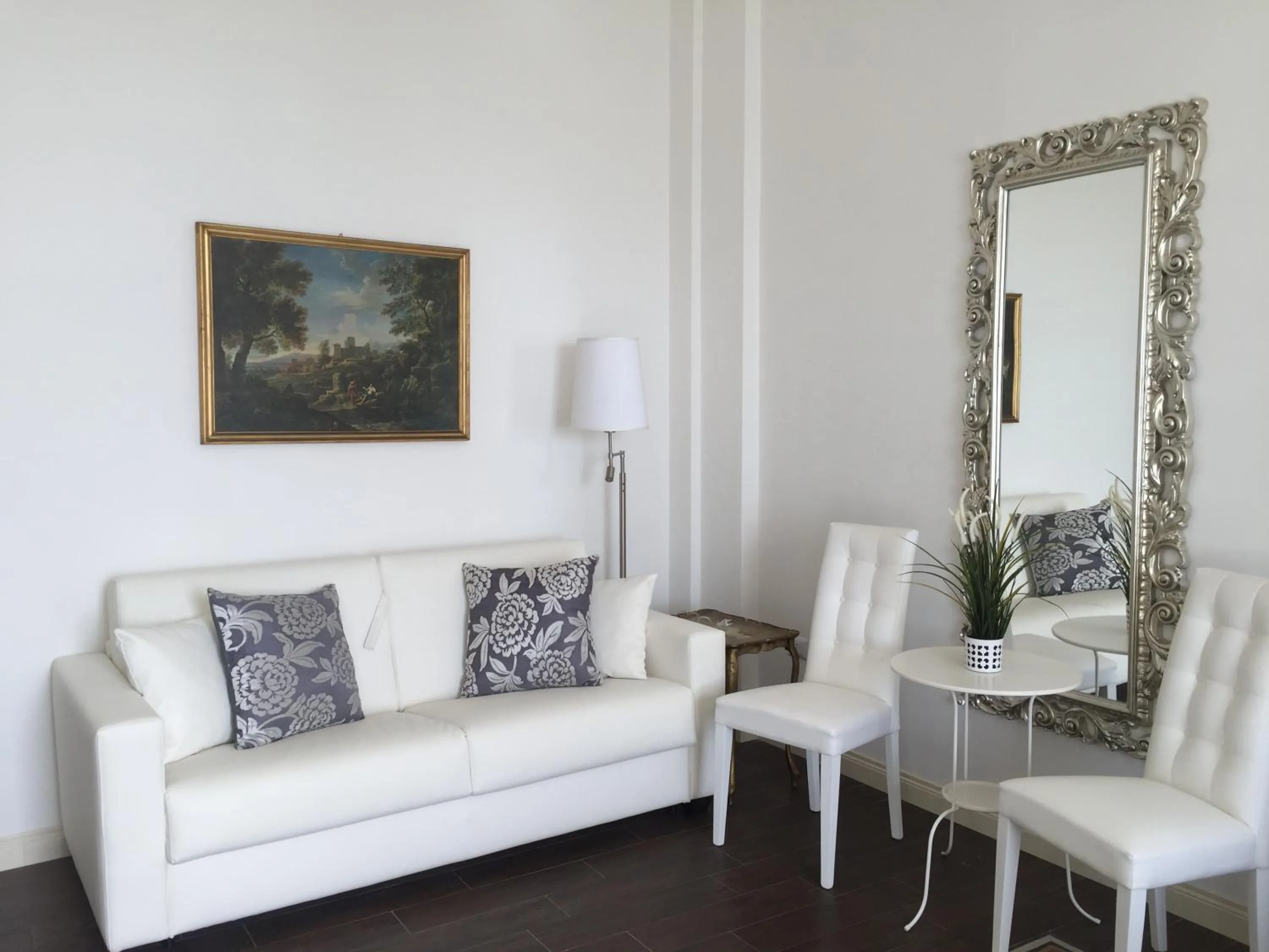 Seating area in B&B di mare e d'azzurro