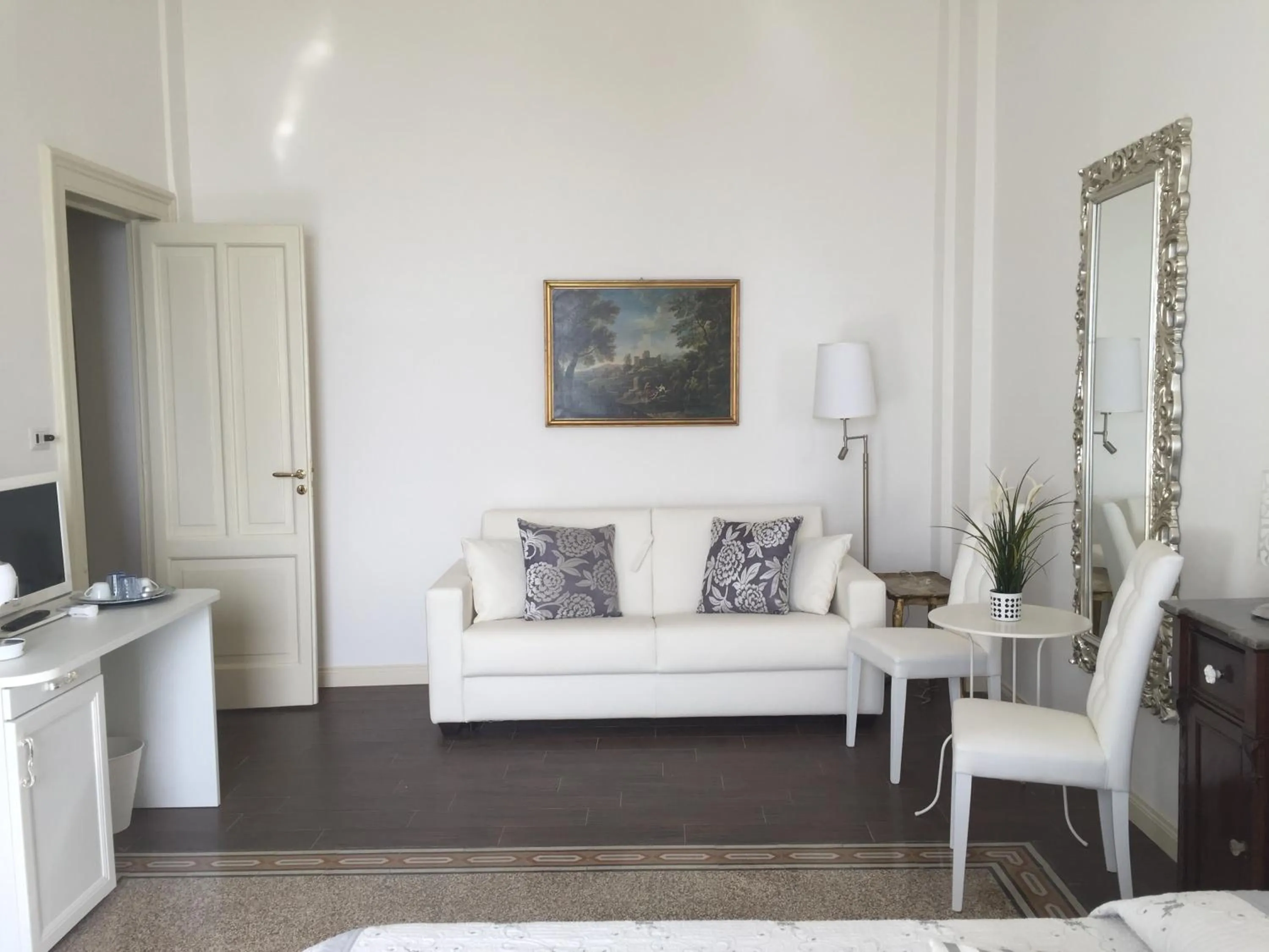 Living room in B&B di mare e d'azzurro