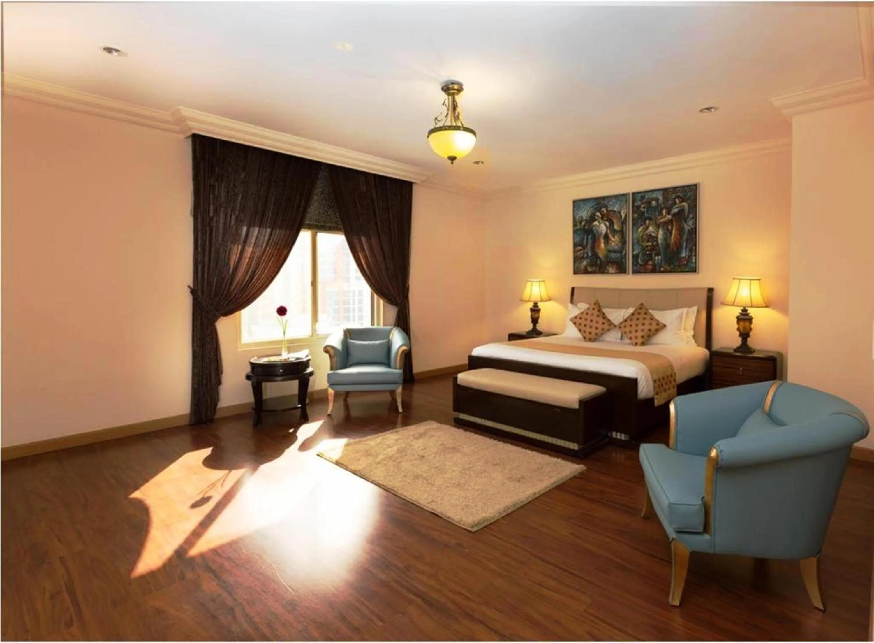 Photo of the whole room, Bed in Al Safir Tower - Residence